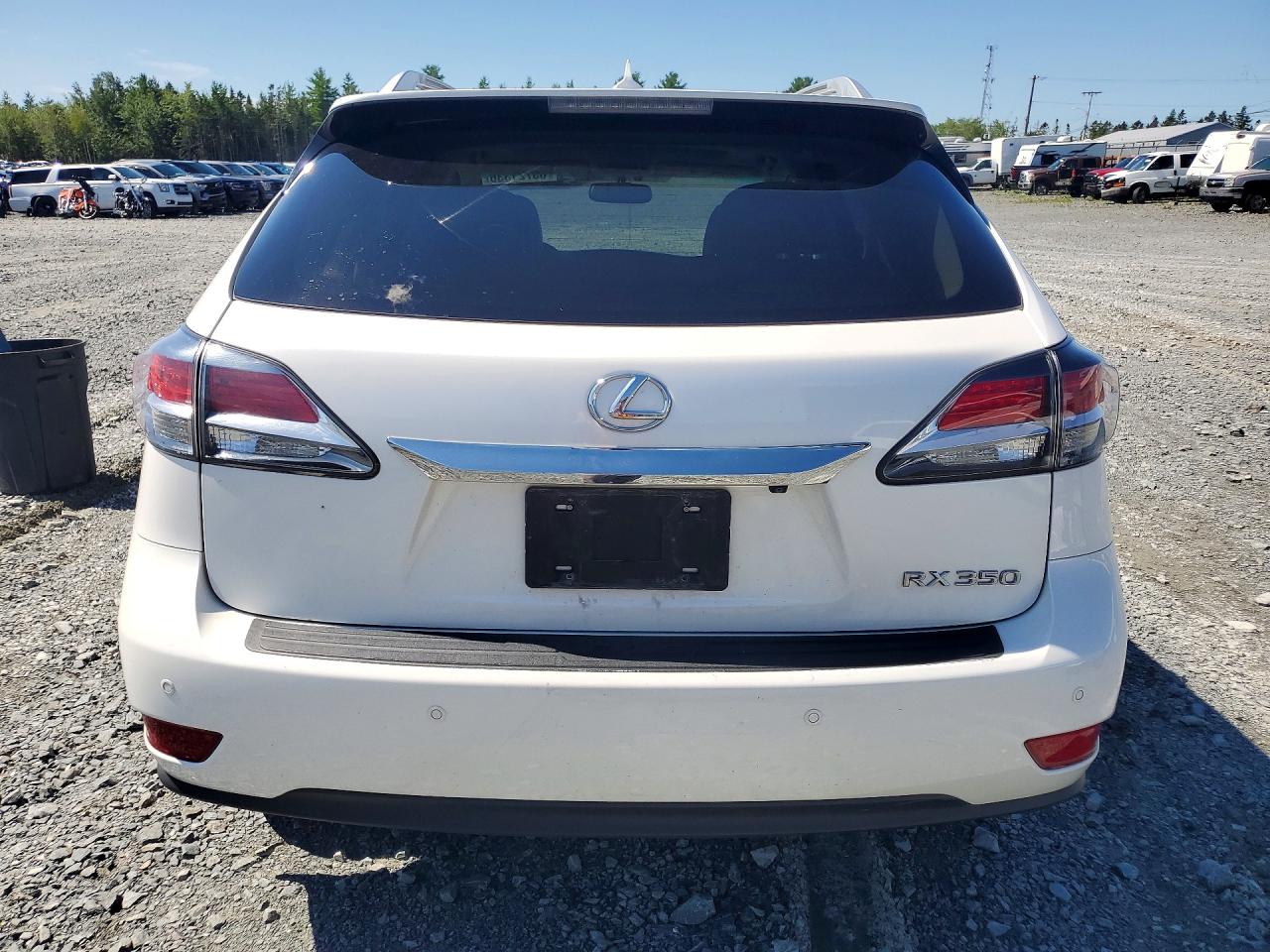 2013 Lexus Rx 350 Base White vin: 2T2BK1BA9DC180326