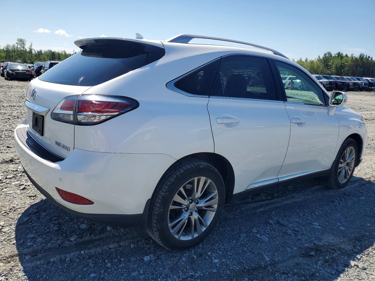 2013 Lexus Rx 350 Base White vin: 2T2BK1BA9DC180326