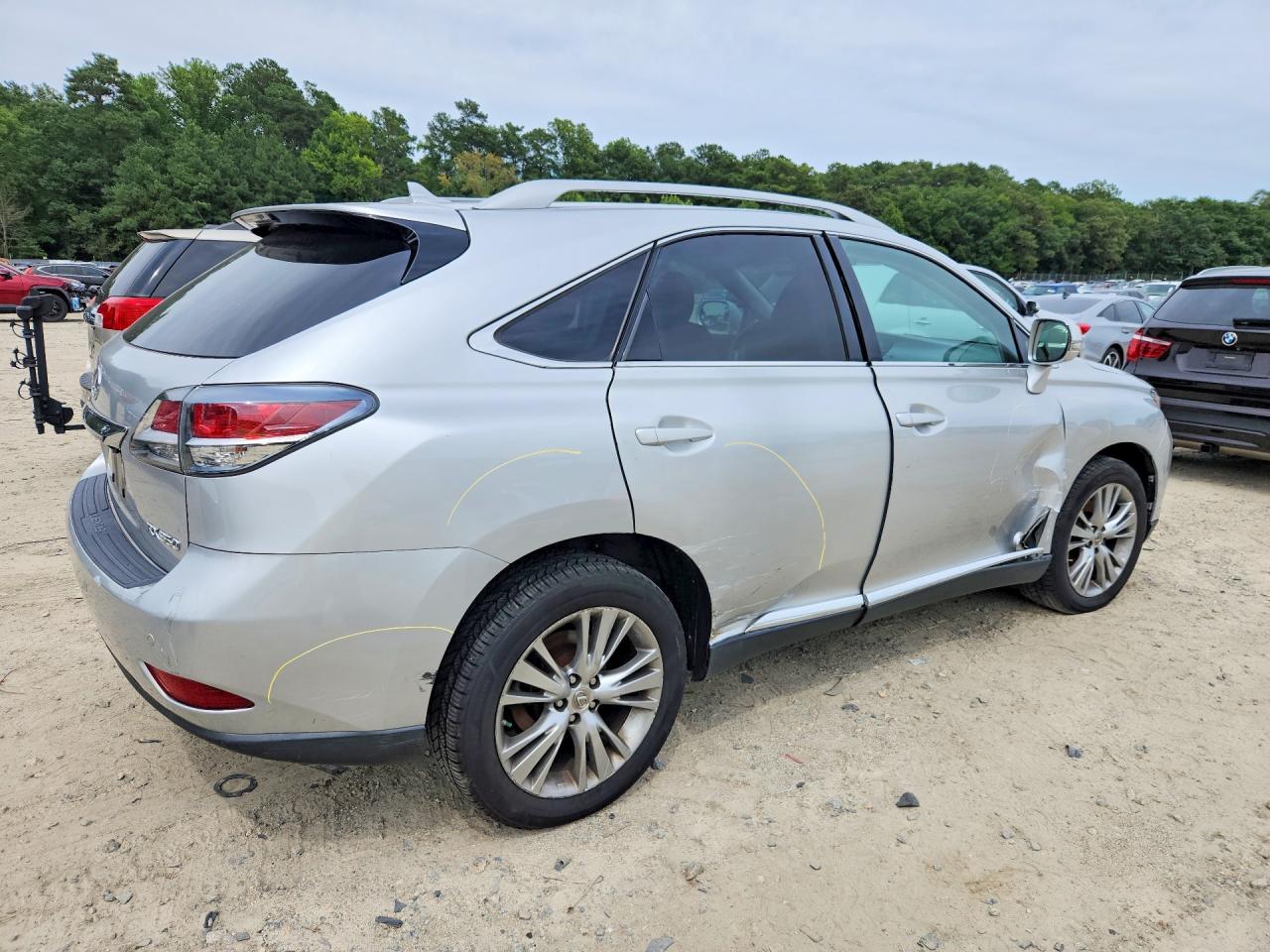 2013 Lexus Rx 350 Base Silver vin: 2T2BK1BA9DC182982