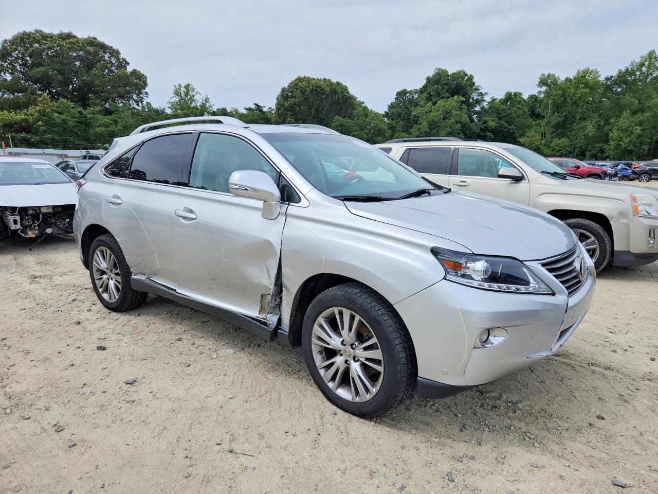 2013 Lexus Rx 350 Base Silver vin: 2T2BK1BA9DC182982