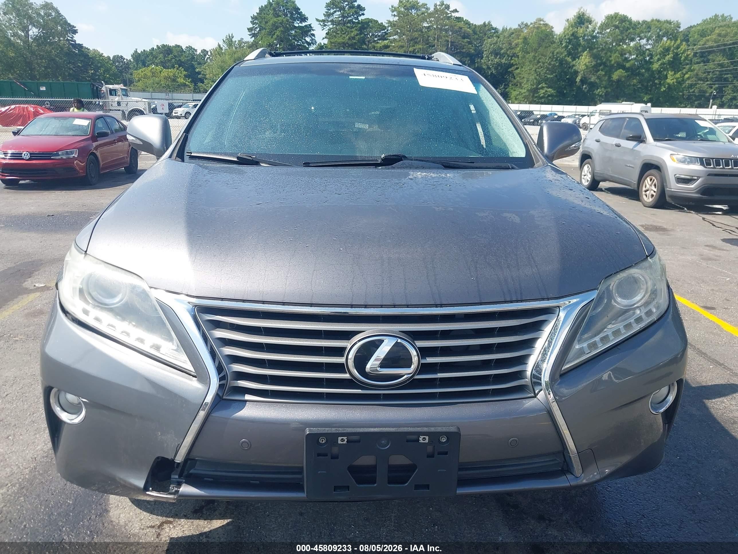 2013 Lexus Rx 350   Gray vin: 2T2BK1BA9DC193187