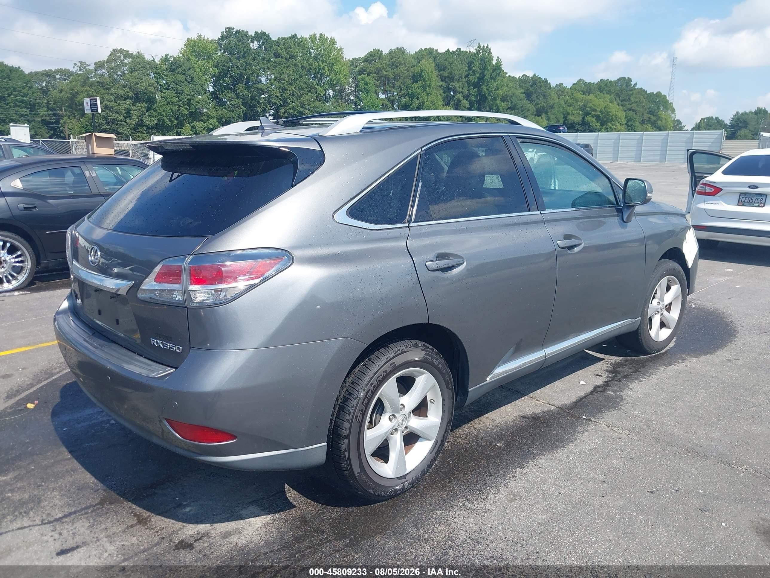 2013 Lexus Rx 350   Gray vin: 2T2BK1BA9DC193187