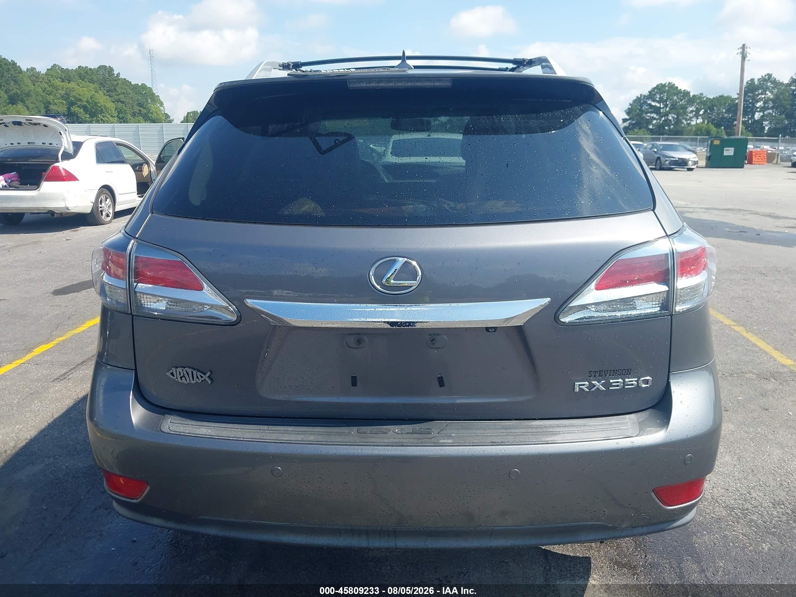 2013 Lexus Rx 350   Gray vin: 2T2BK1BA9DC193187