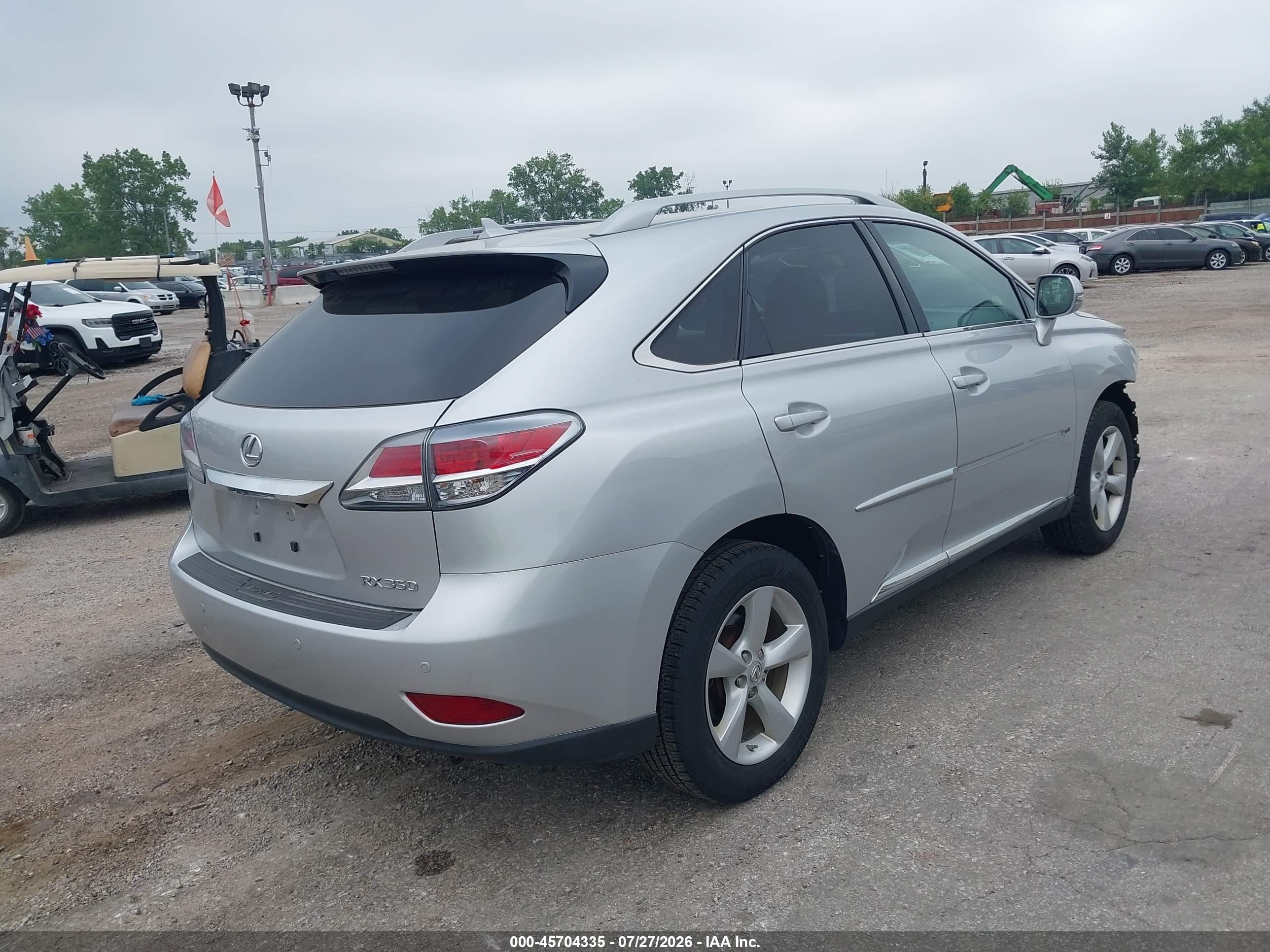 2013 Lexus Rx 350   Silver vin: 2T2BK1BA9DC196607