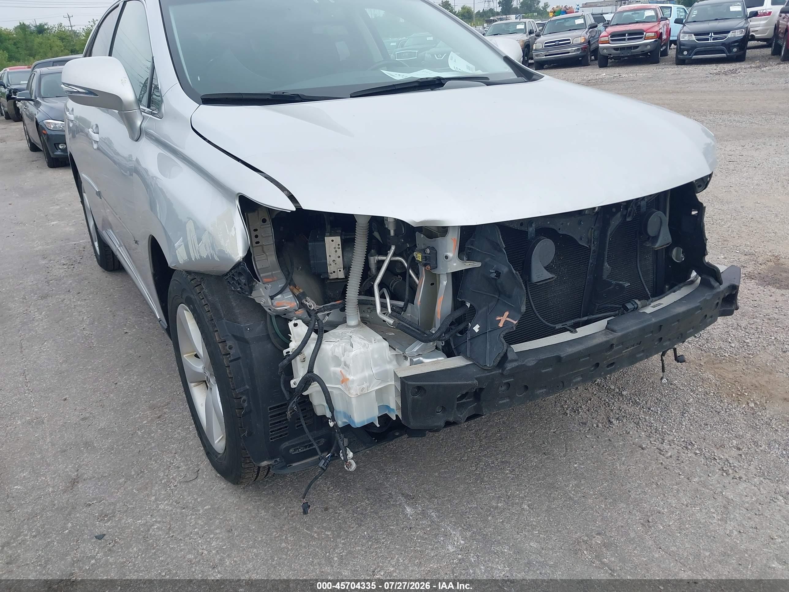 2013 Lexus Rx 350   Silver vin: 2T2BK1BA9DC196607