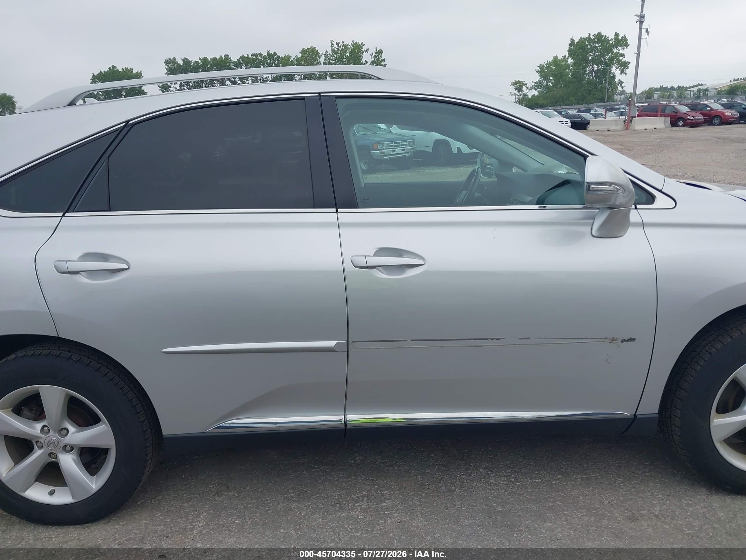 2013 Lexus Rx 350   Silver vin: 2T2BK1BA9DC196607