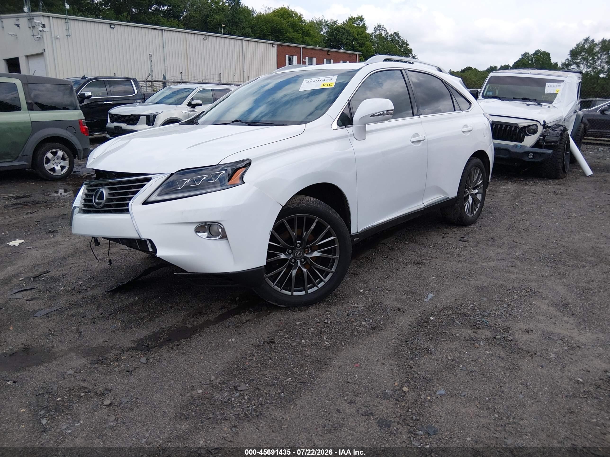 2013 Lexus Rx 350 White vin: 2T2BK1BA9DC196669