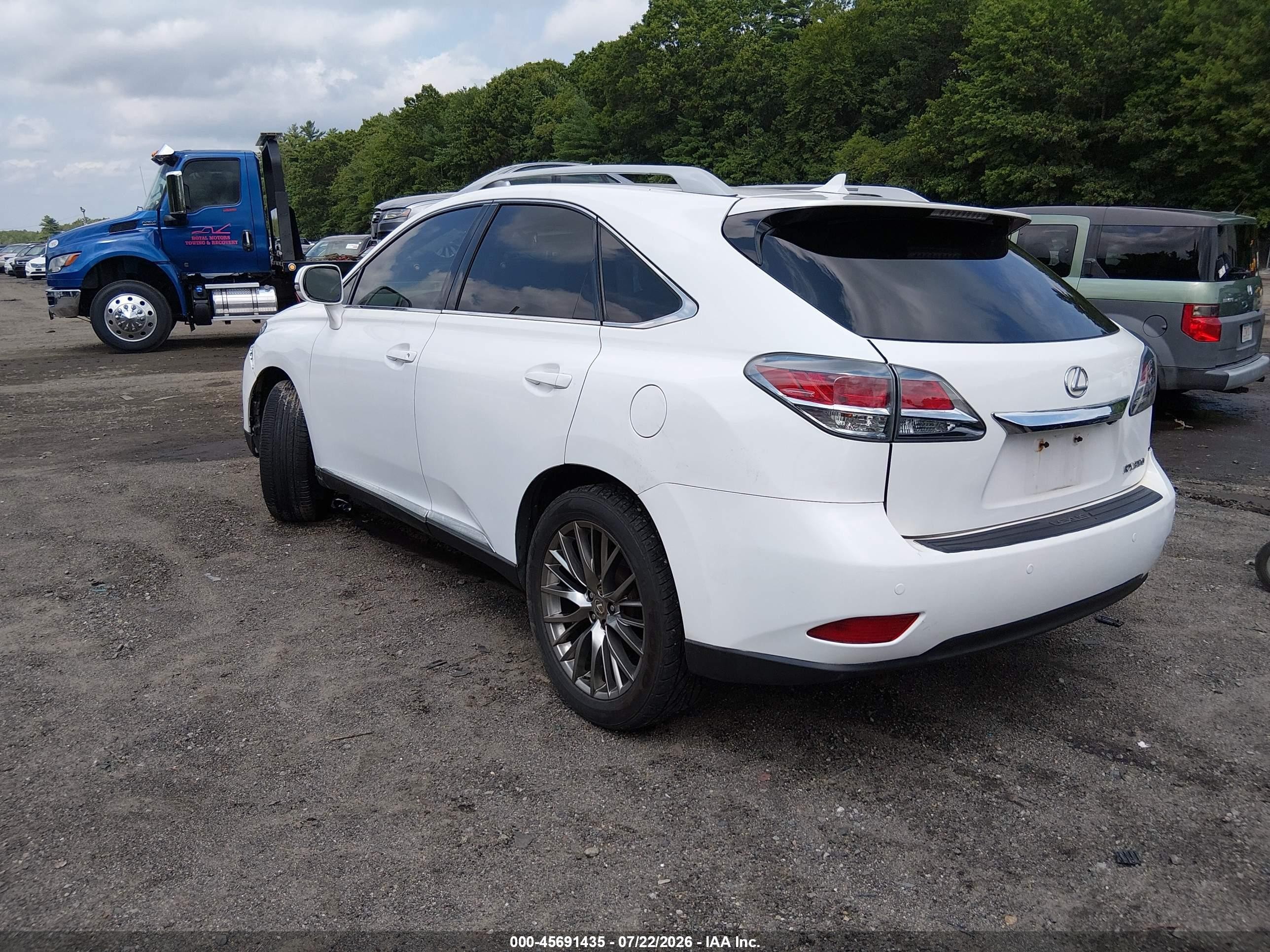 2013 Lexus Rx 350 White vin: 2T2BK1BA9DC196669
