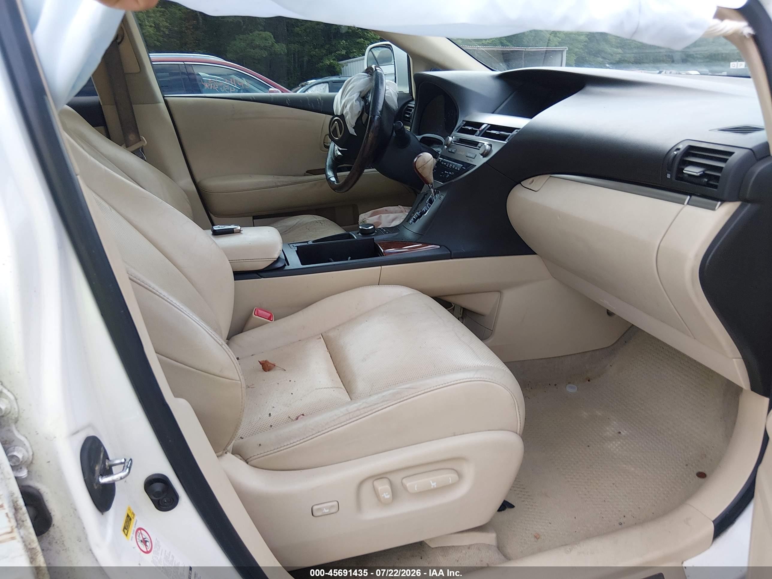 2013 Lexus Rx 350 White vin: 2T2BK1BA9DC196669