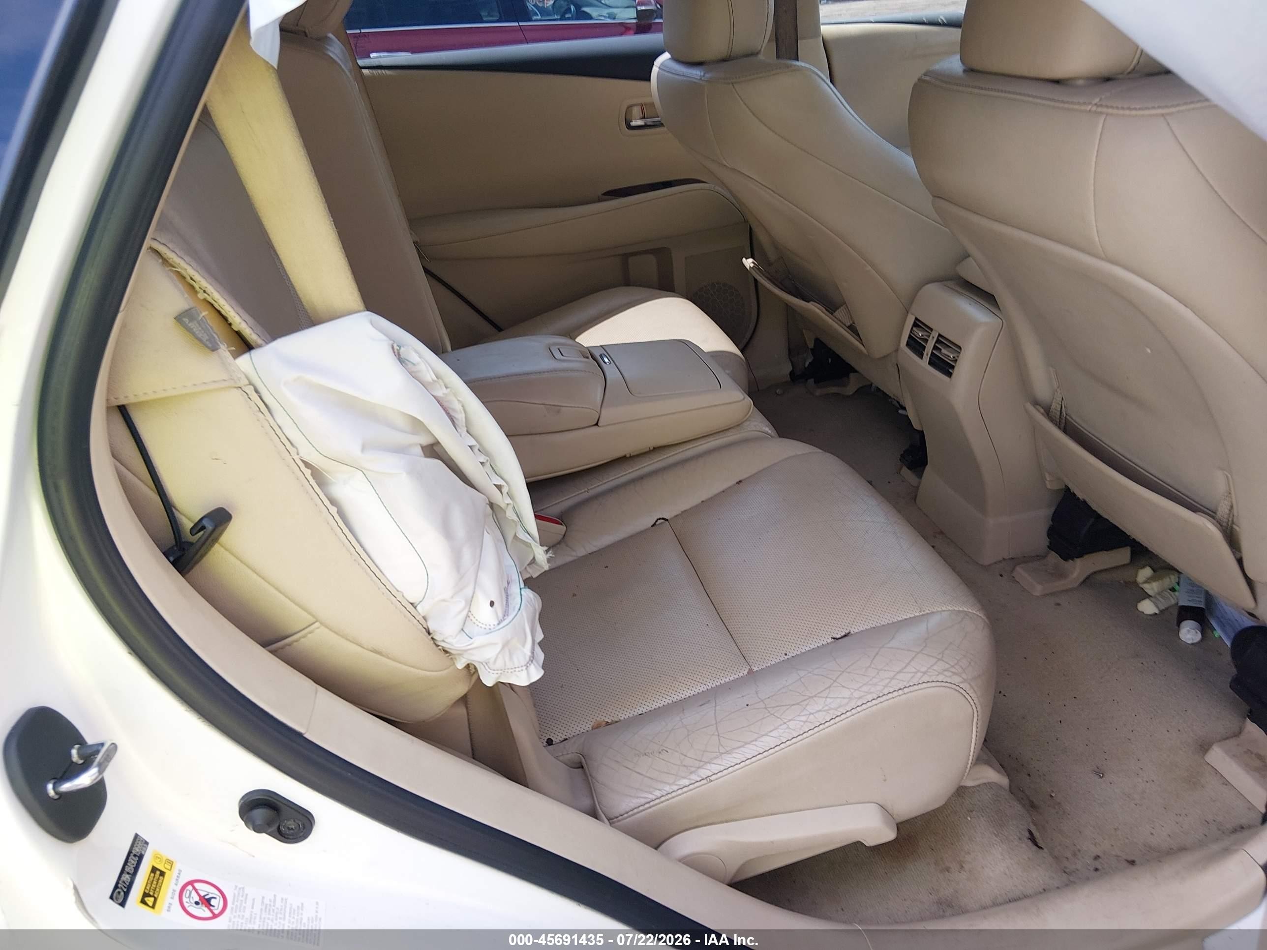 2013 Lexus Rx 350 White vin: 2T2BK1BA9DC196669