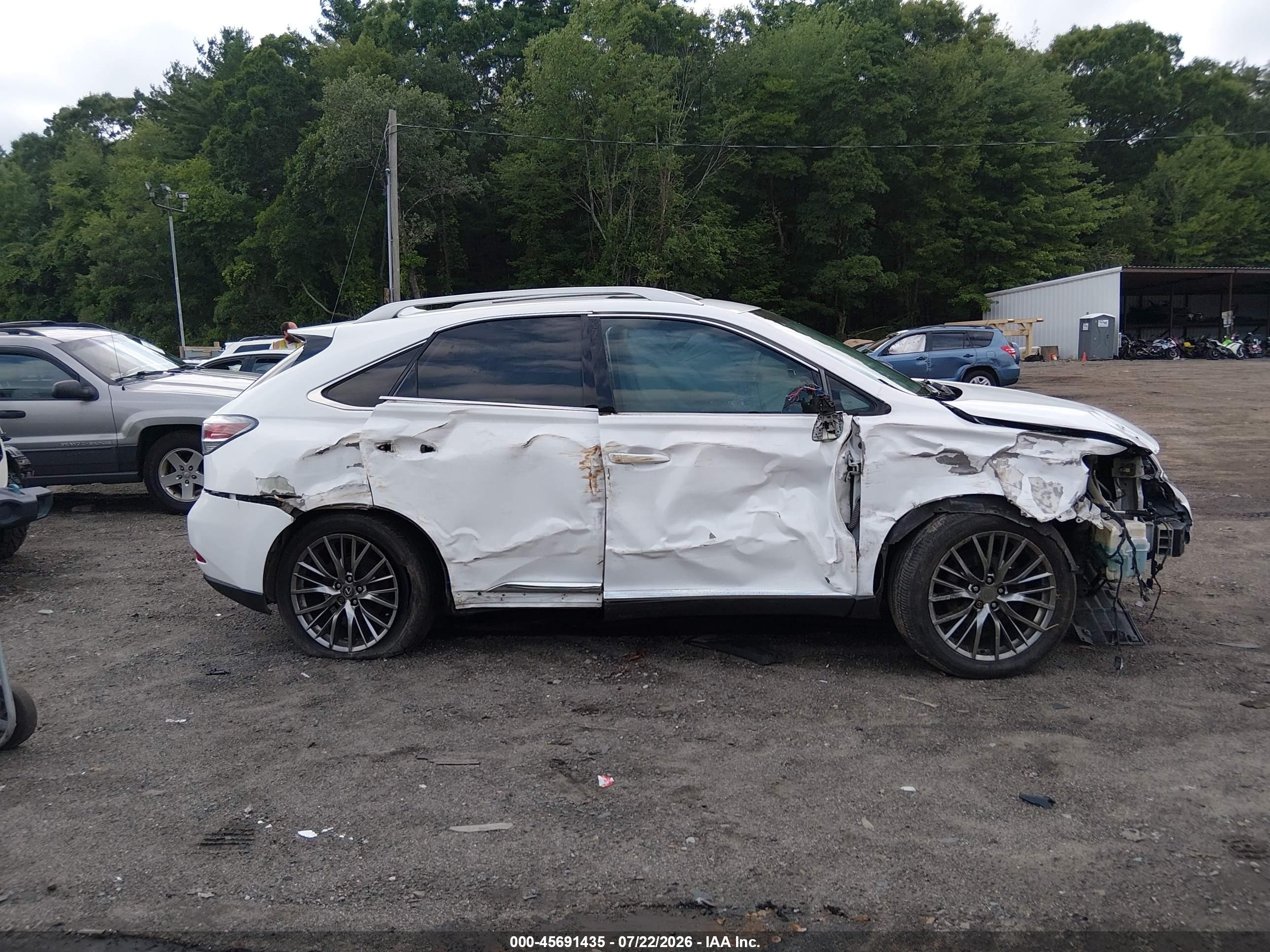 2013 Lexus Rx 350 White vin: 2T2BK1BA9DC196669