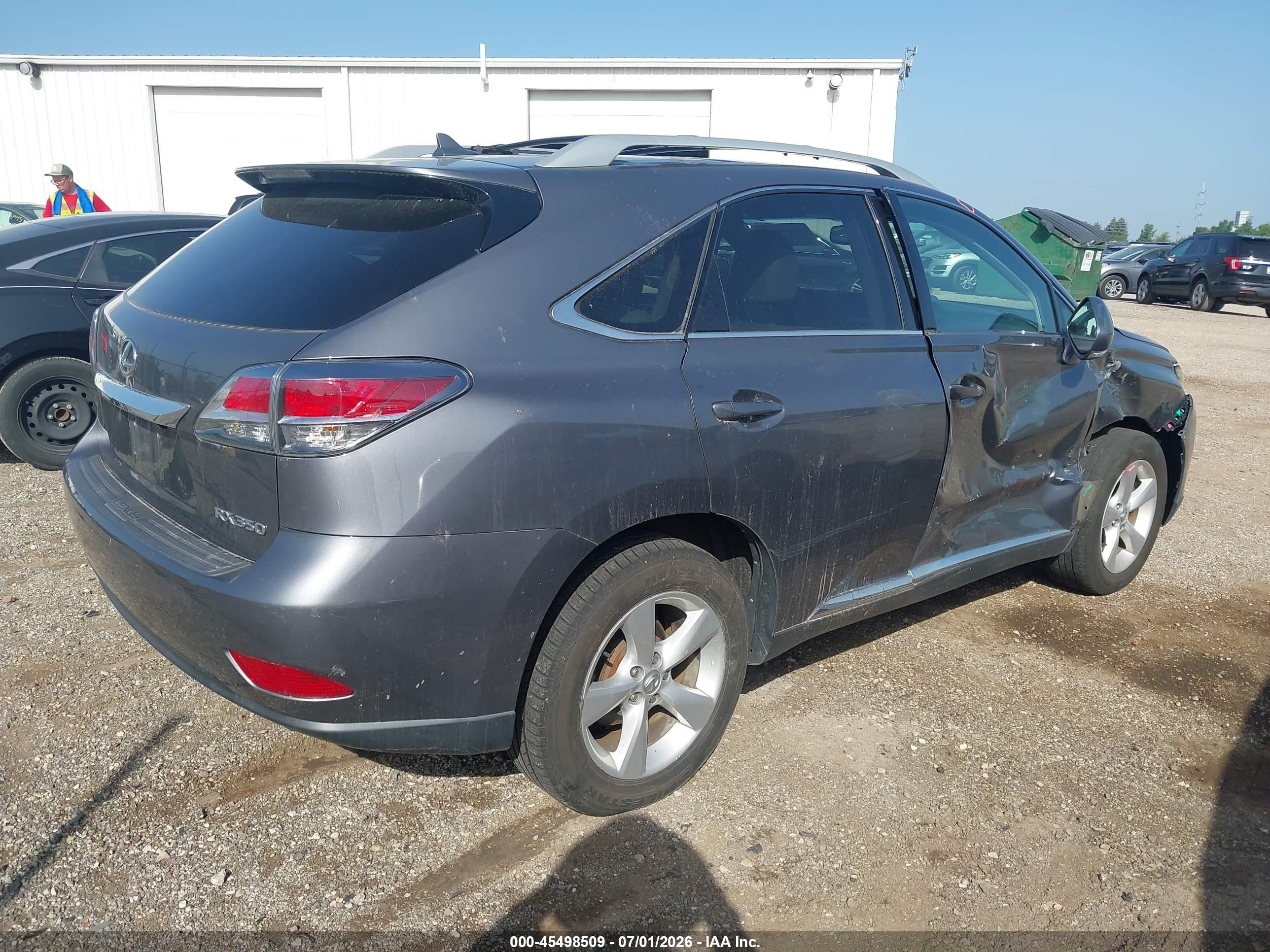 2013 Lexus Rx 350   Gray vin: 2T2BK1BA9DC198244
