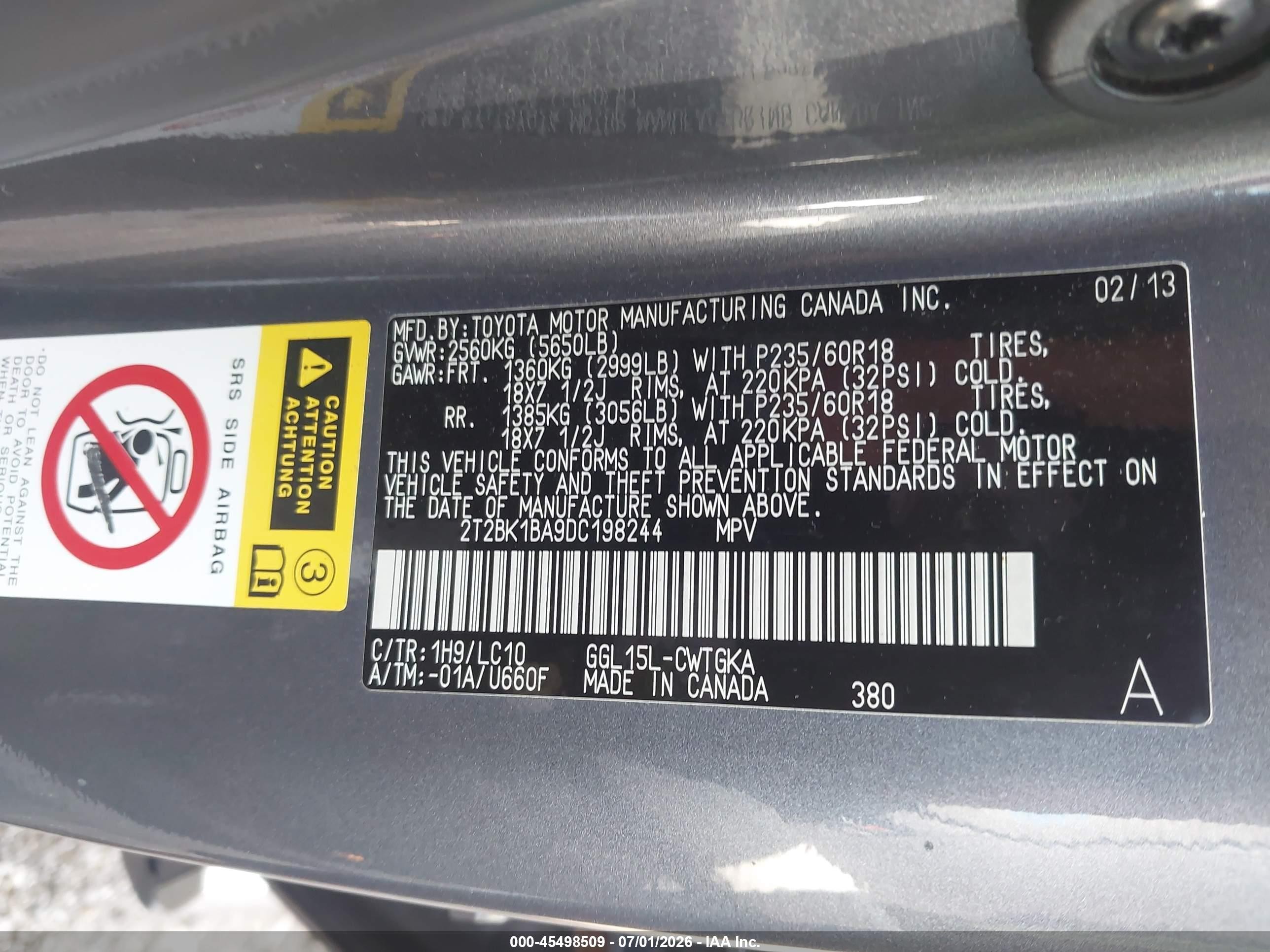 2013 Lexus Rx 350   Gray vin: 2T2BK1BA9DC198244