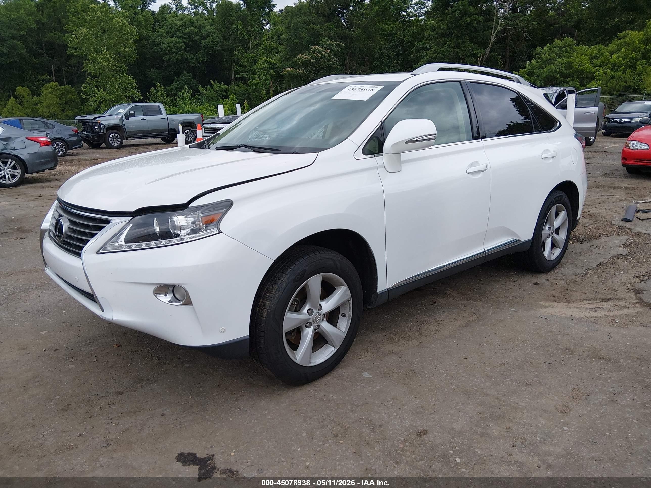 2013 Lexus Rx 350   White vin: 2T2BK1BA9DC201045