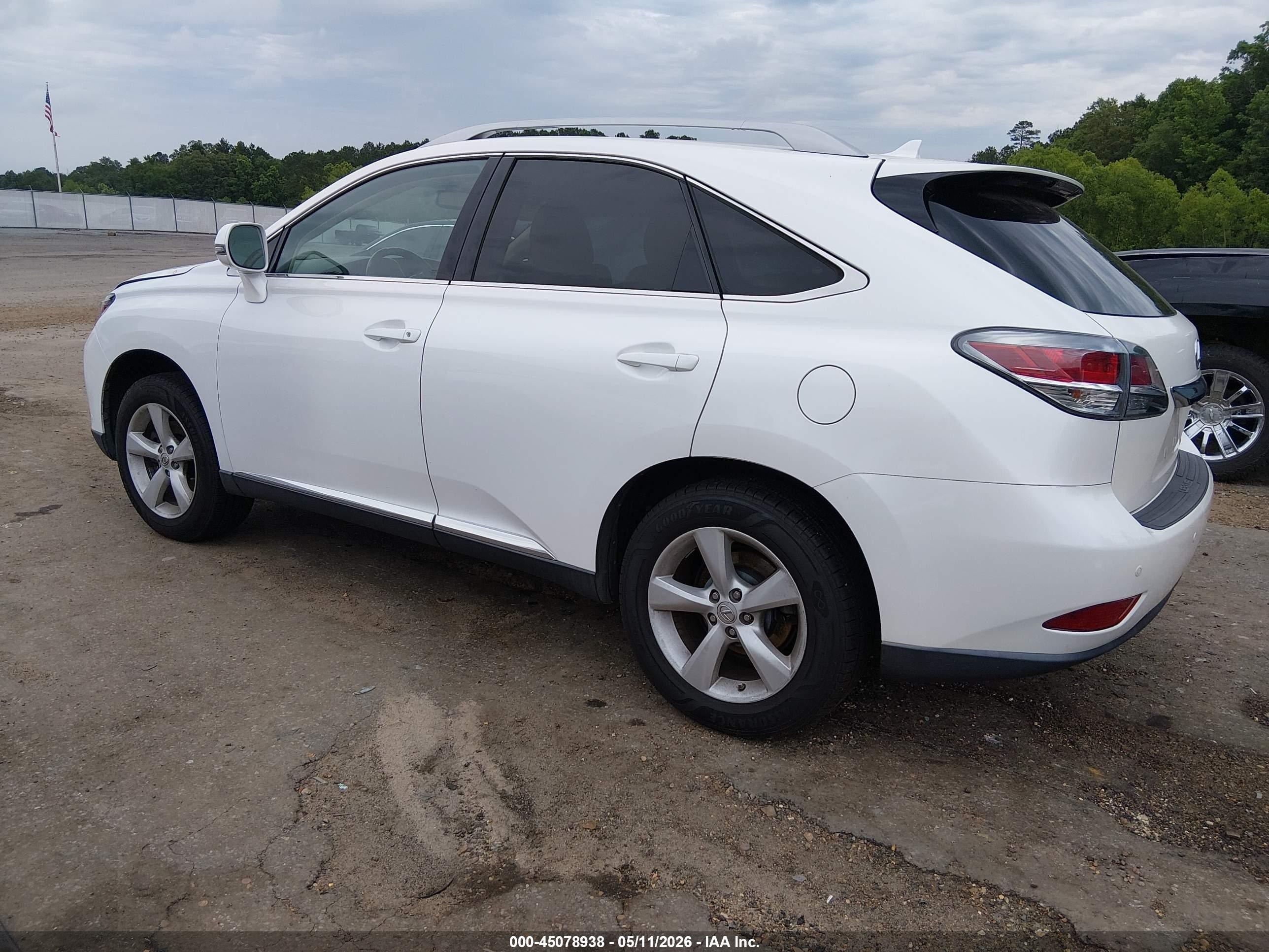 2013 Lexus Rx 350   White vin: 2T2BK1BA9DC201045