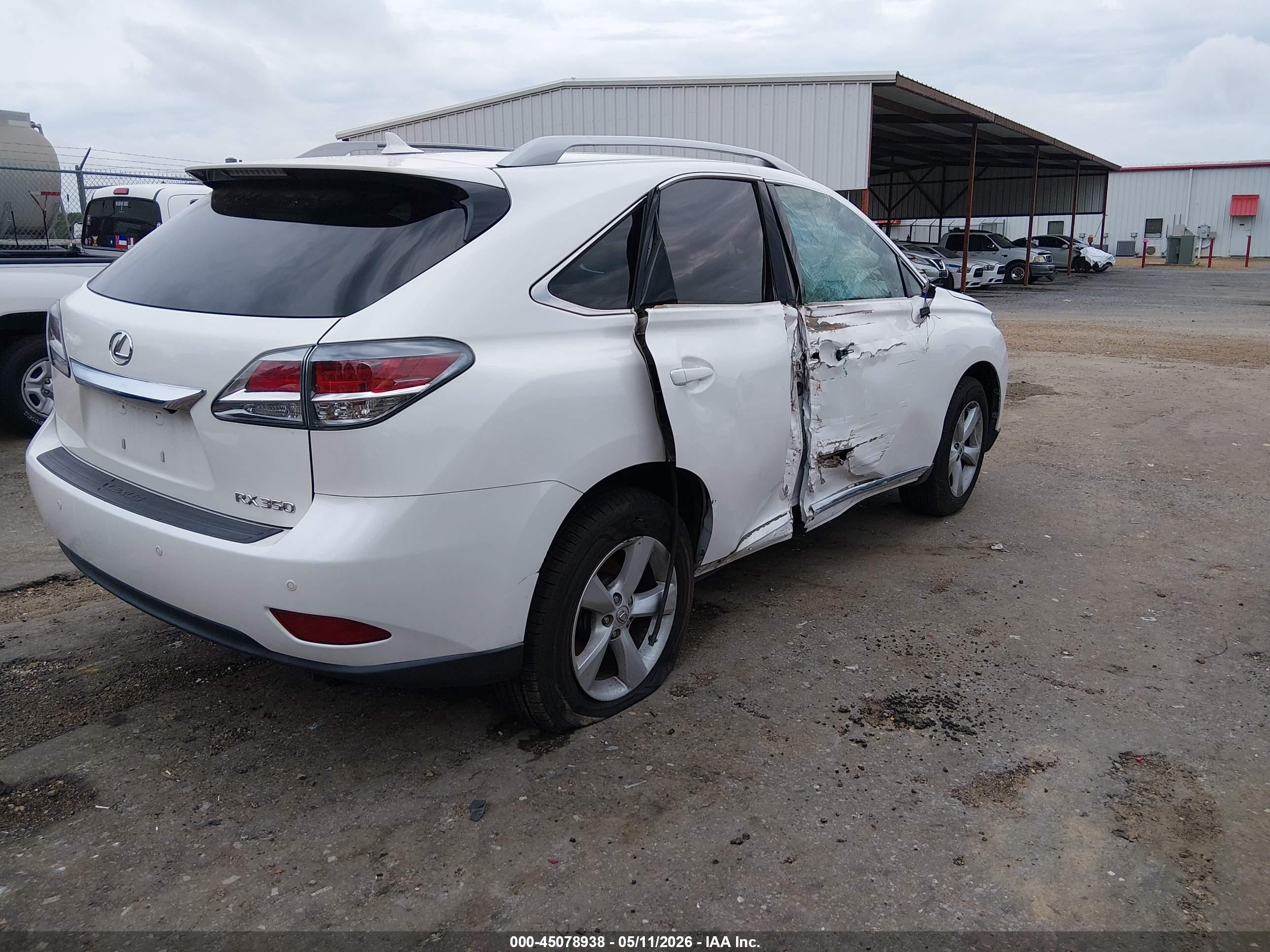 2013 Lexus Rx 350   White vin: 2T2BK1BA9DC201045