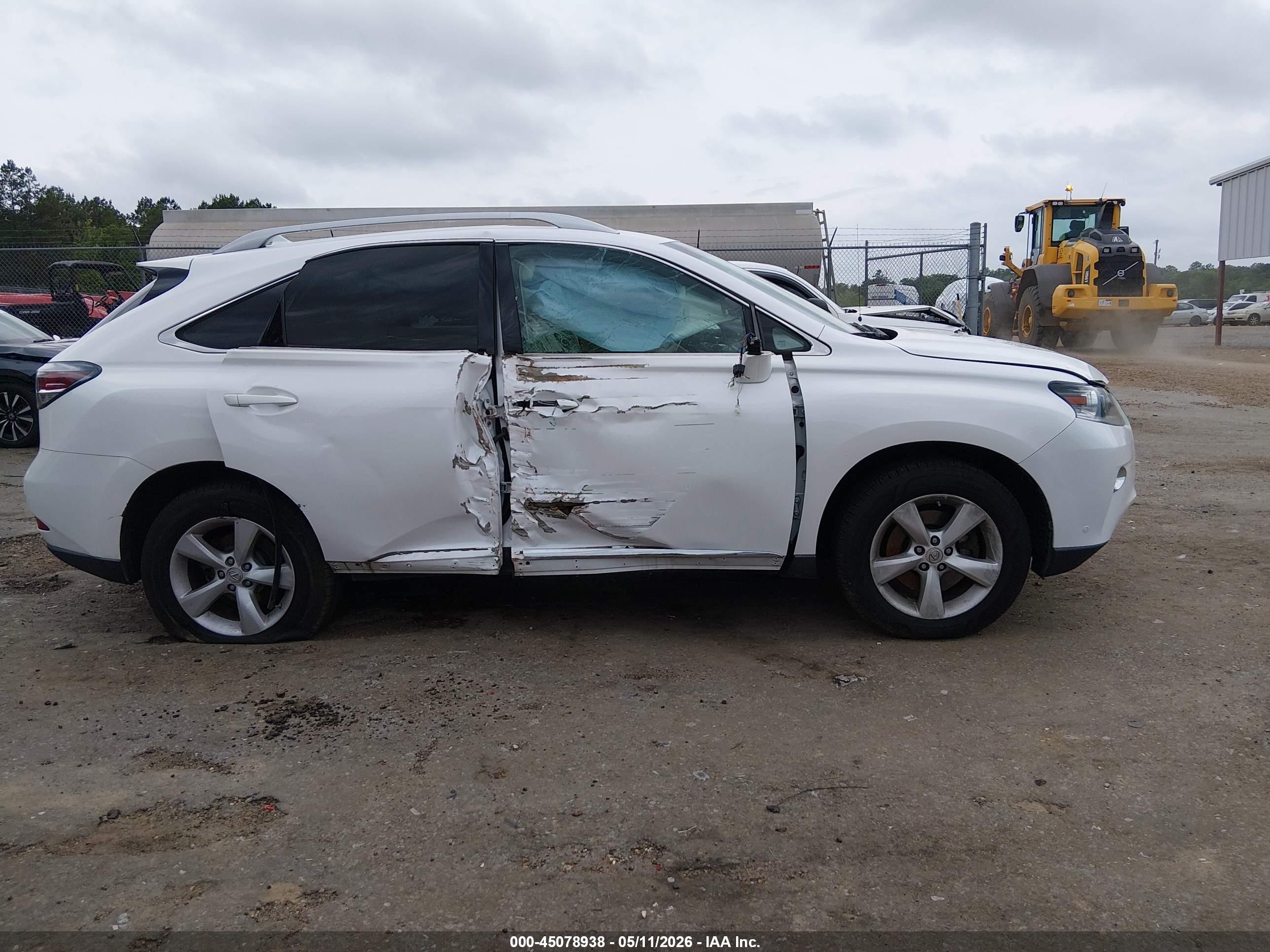 2013 Lexus Rx 350   White vin: 2T2BK1BA9DC201045