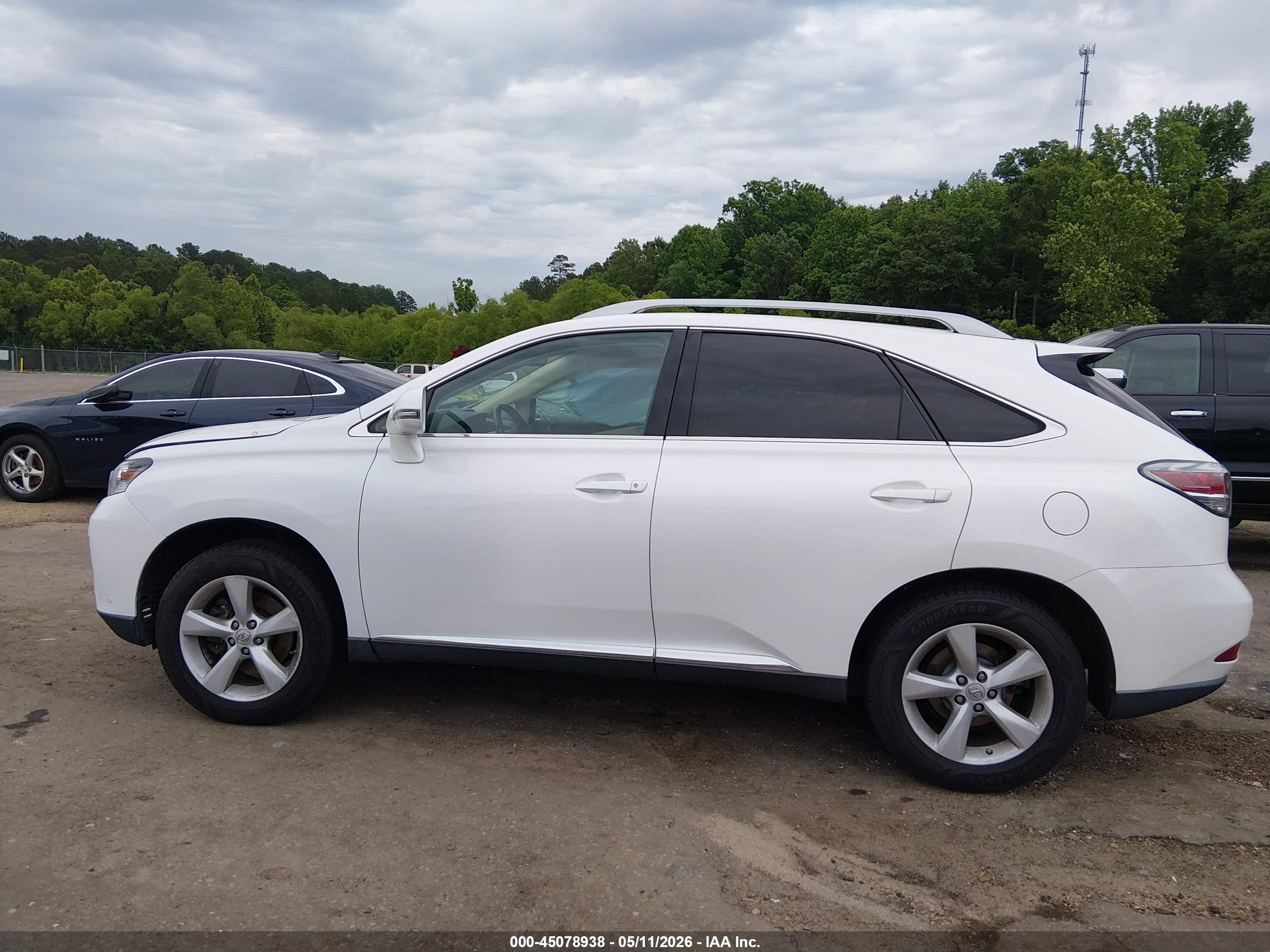 2013 Lexus Rx 350   White vin: 2T2BK1BA9DC201045