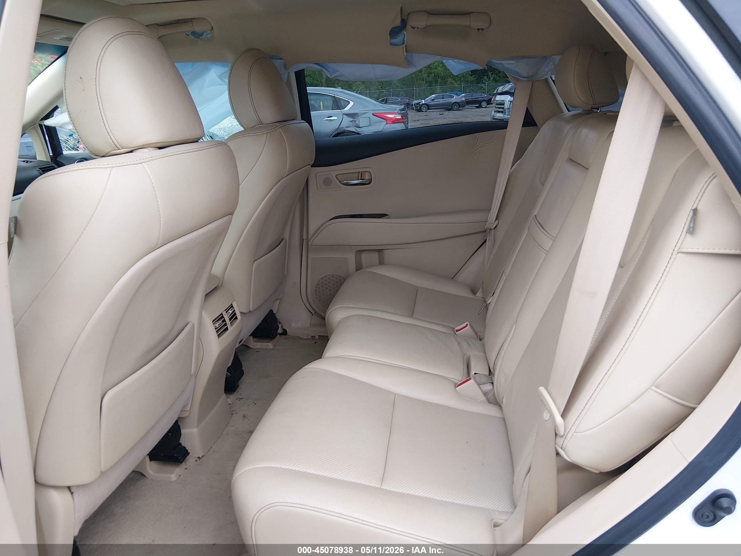 2013 Lexus Rx 350   White vin: 2T2BK1BA9DC201045