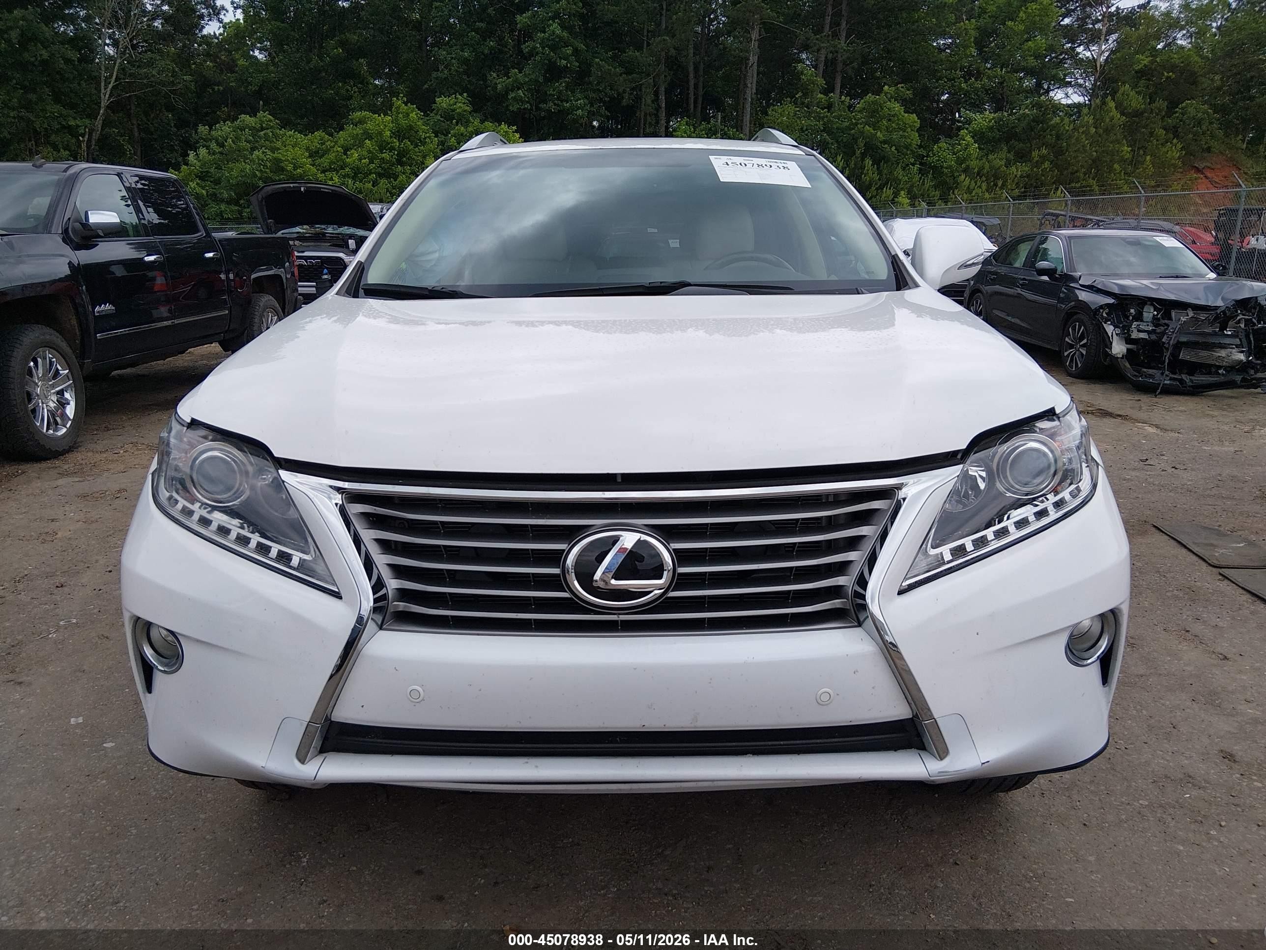 2013 Lexus Rx 350   White vin: 2T2BK1BA9DC201045
