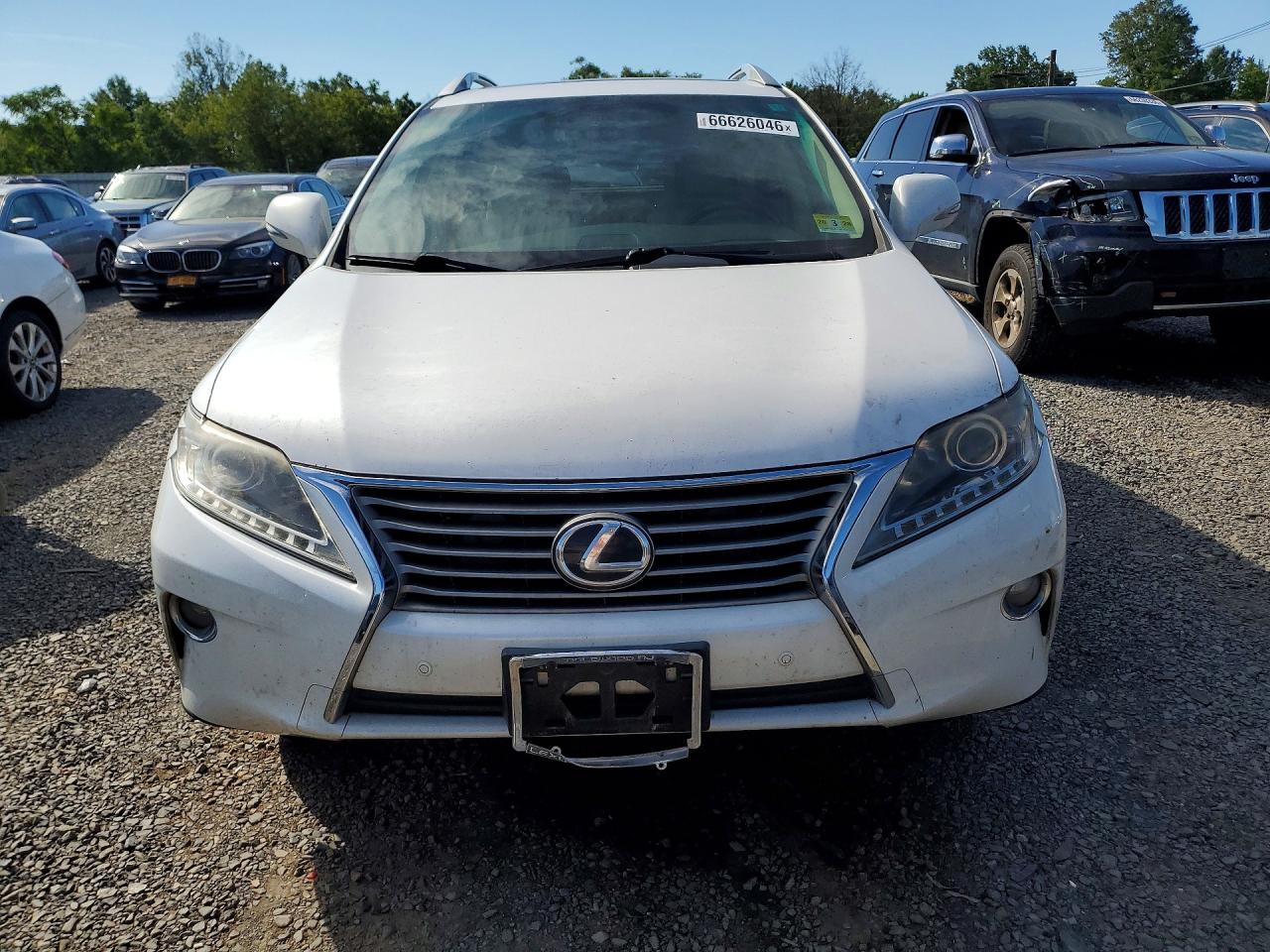 2013 Lexus Rx 350 Base White vin: 2T2BK1BA9DC216256