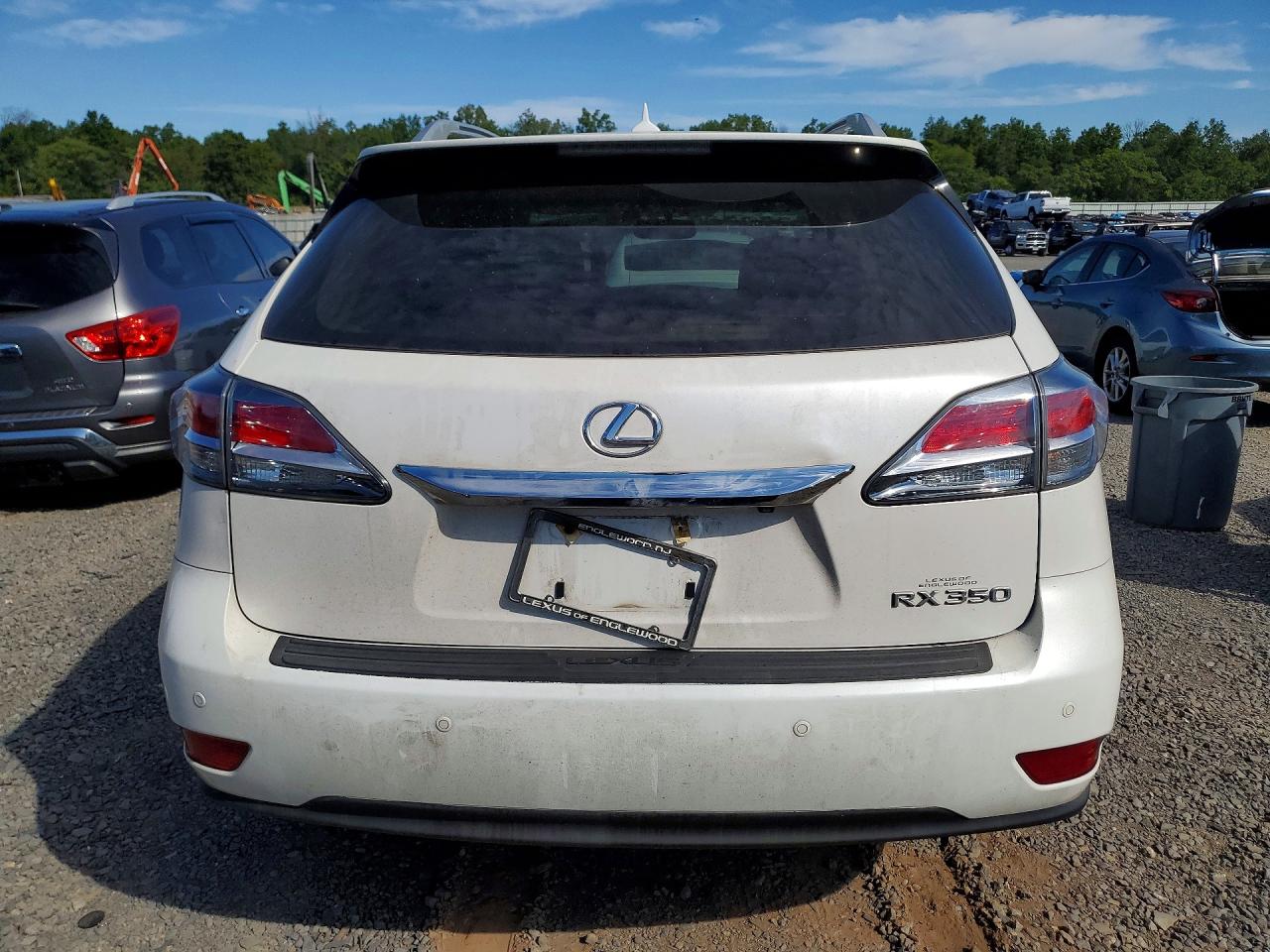 2013 Lexus Rx 350 Base White vin: 2T2BK1BA9DC216256