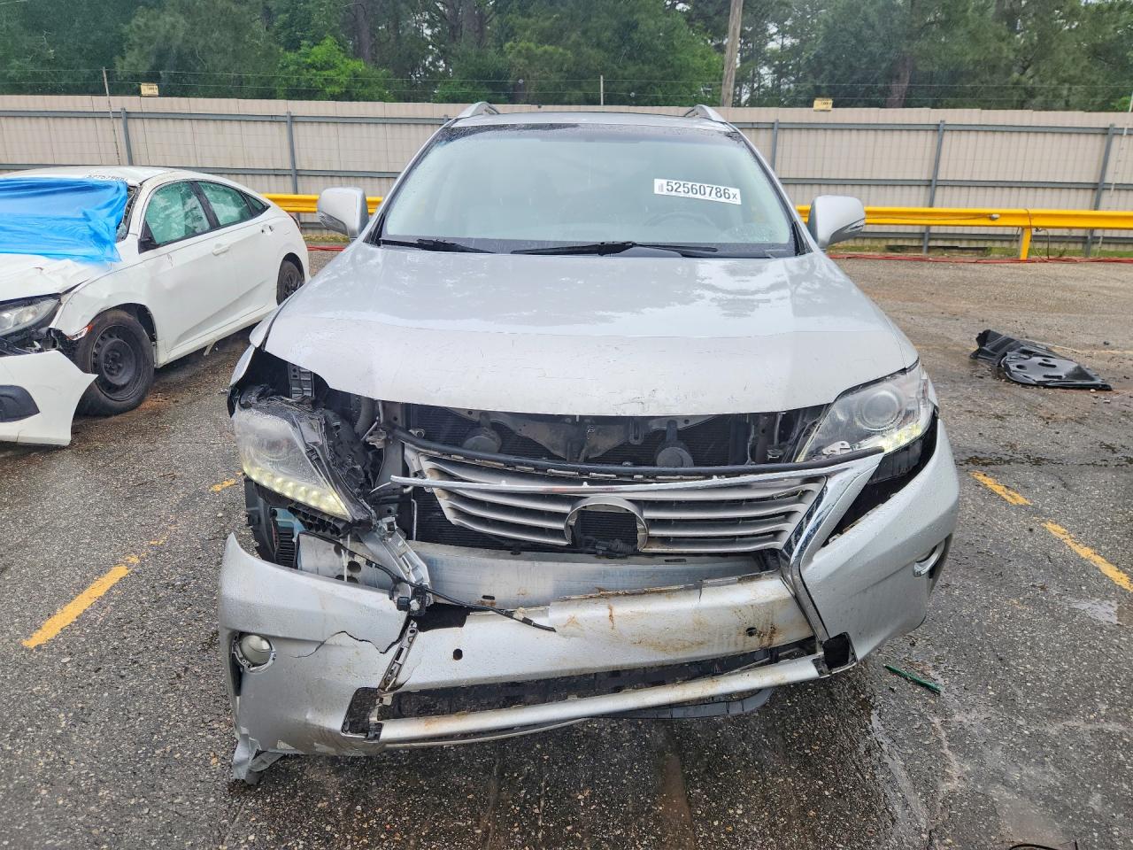 2013 Lexus Rx 350 Base Silver vin: 2T2BK1BA9DC222770