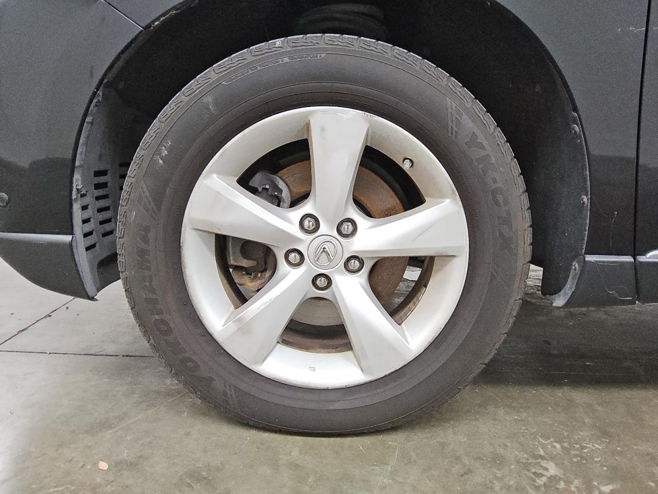 2013 Lexus Rx 350 Base Черный vin: 2T2BK1BA9DC225748 Damage: Left Front Wheel, Curb Rash, > 12 Inches