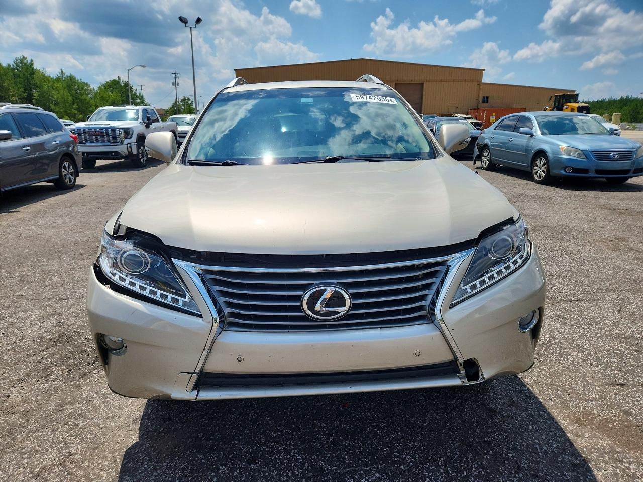2013 Lexus Rx 350 Base Gold vin: 2T2BK1BA9DC225751