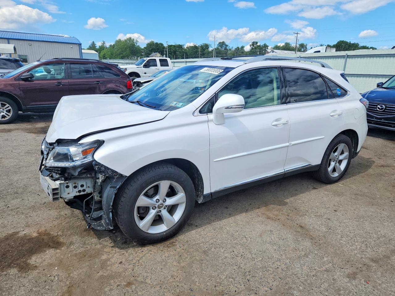 2014 Lexus Rx 350 Base White vin: 2T2BK1BA9EC230319