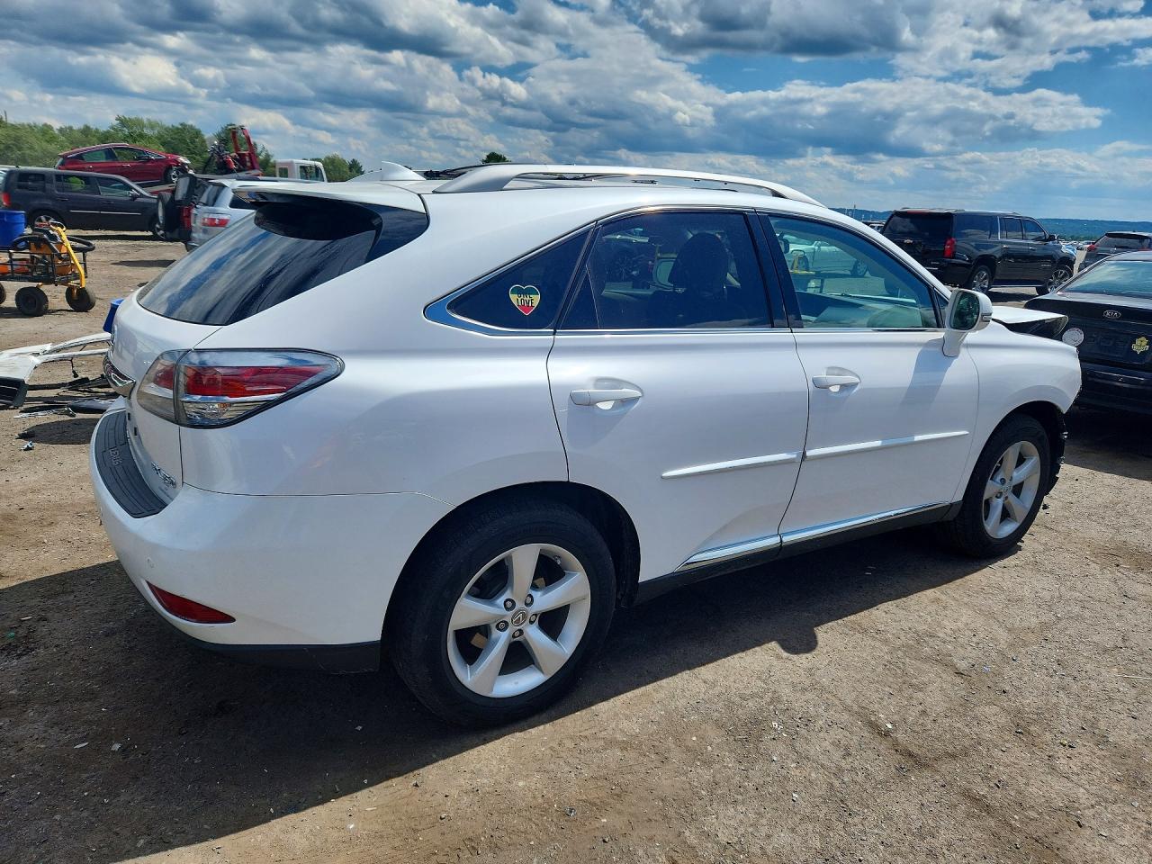 2014 Lexus Rx 350 Base White vin: 2T2BK1BA9EC230319