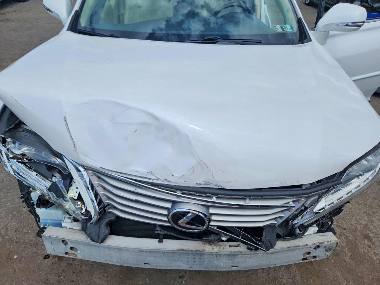 2014 Lexus Rx 350 Base White vin: 2T2BK1BA9EC230319