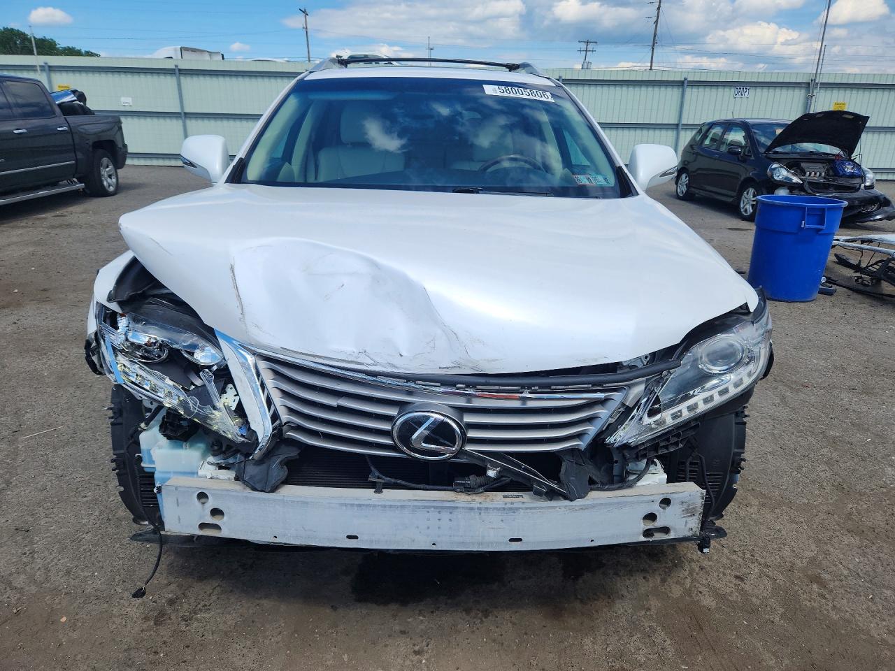 2014 Lexus Rx 350 Base White vin: 2T2BK1BA9EC230319