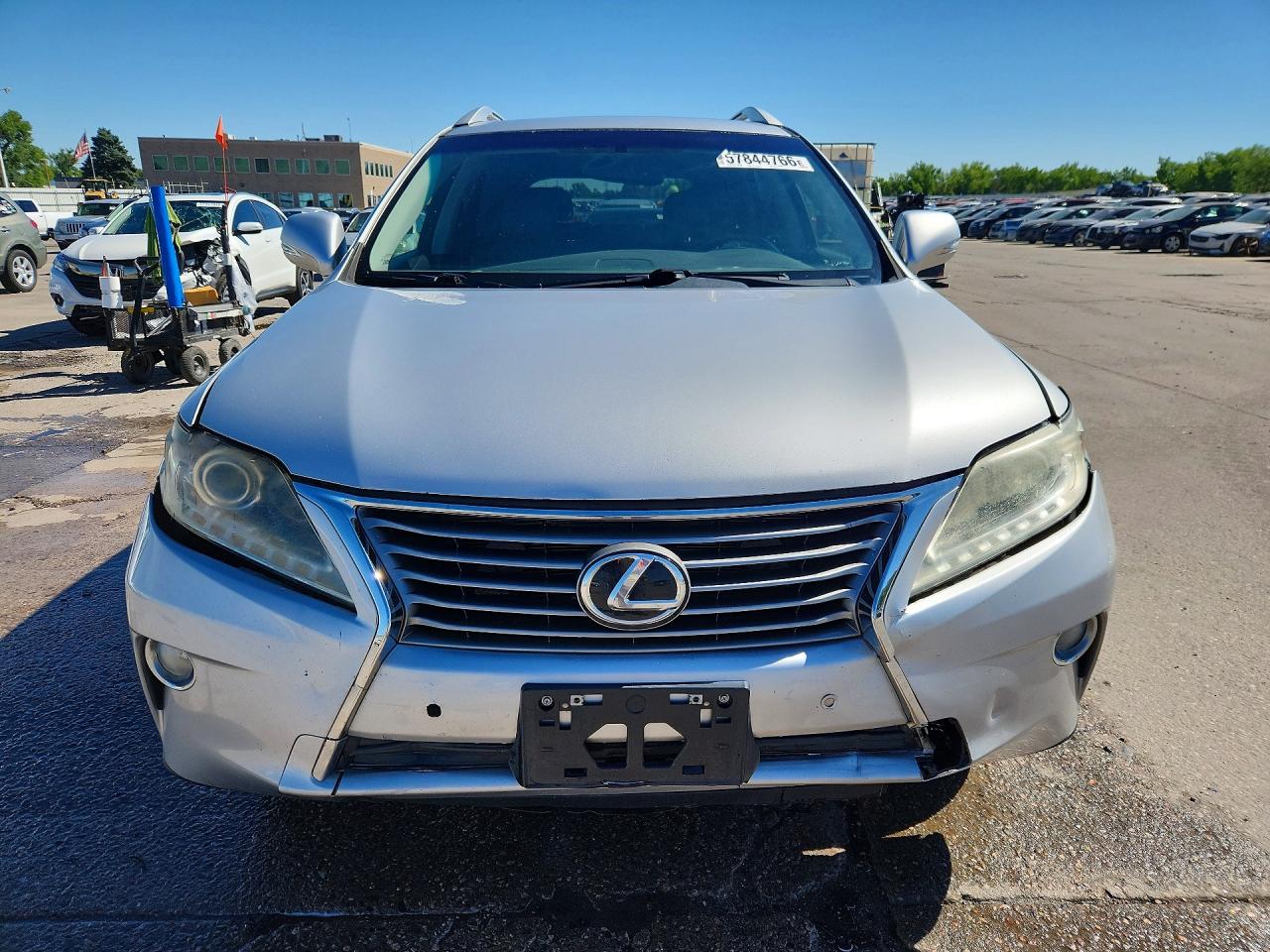 2014 Lexus Rx 350 Base Silver vin: 2T2BK1BA9EC244835