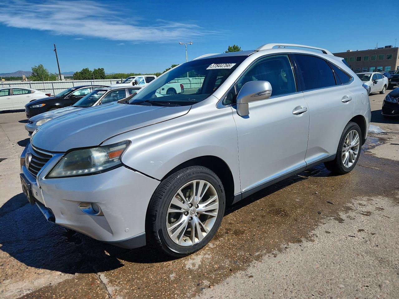 2014 Lexus Rx 350 Base Silver vin: 2T2BK1BA9EC244835
