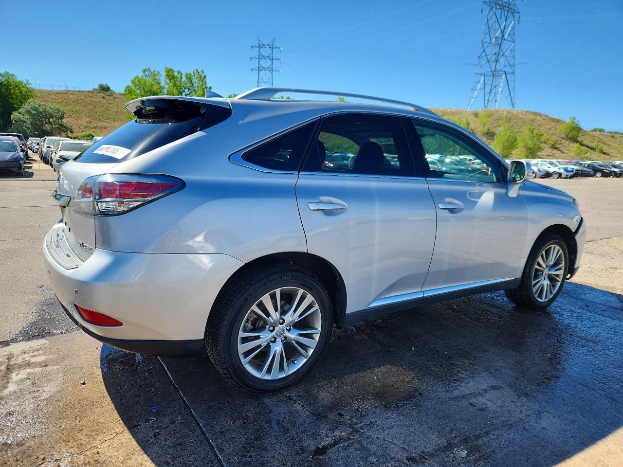 2014 Lexus Rx 350 Base Silver vin: 2T2BK1BA9EC244835