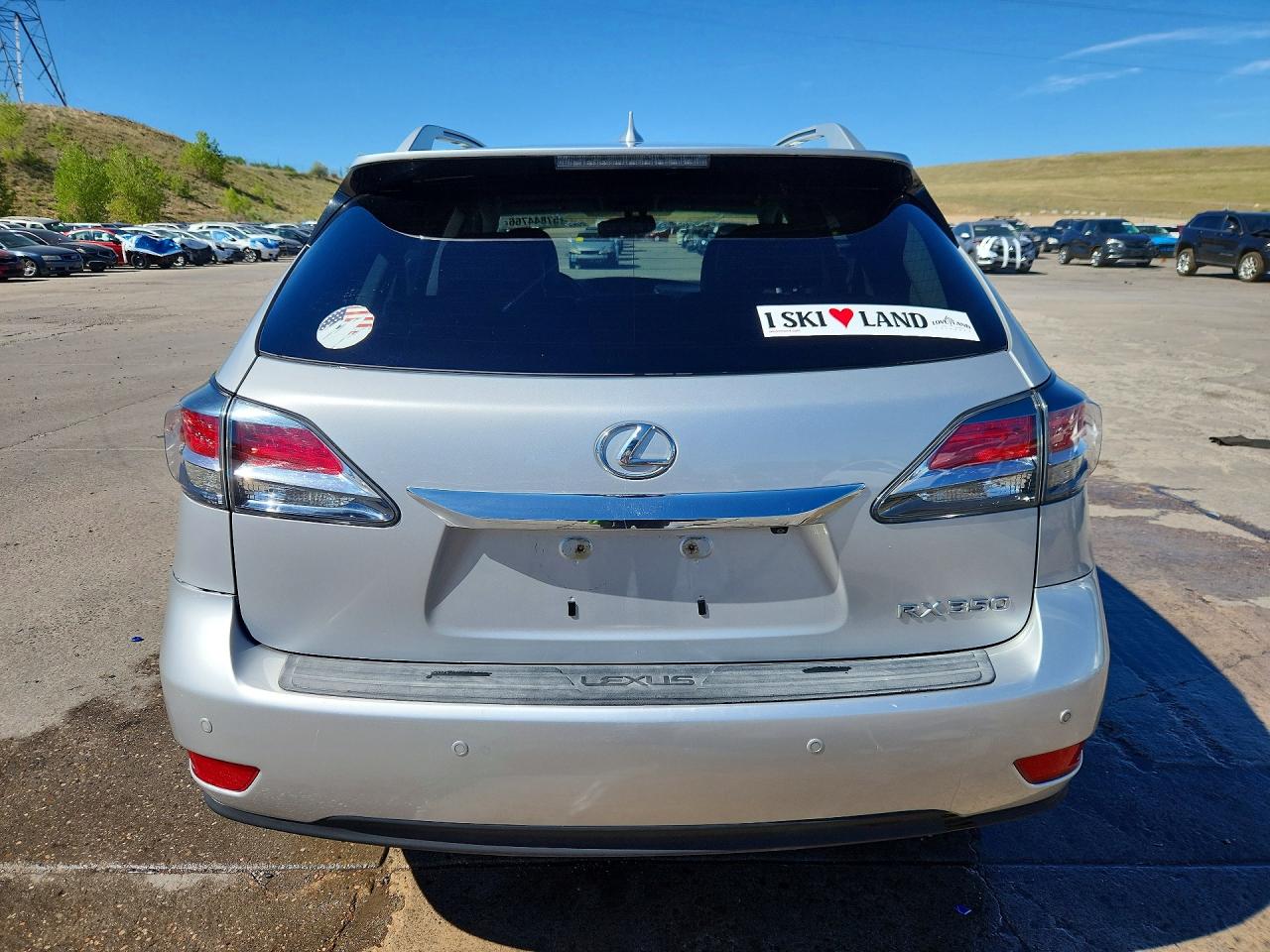 2014 Lexus Rx 350 Base Silver vin: 2T2BK1BA9EC244835
