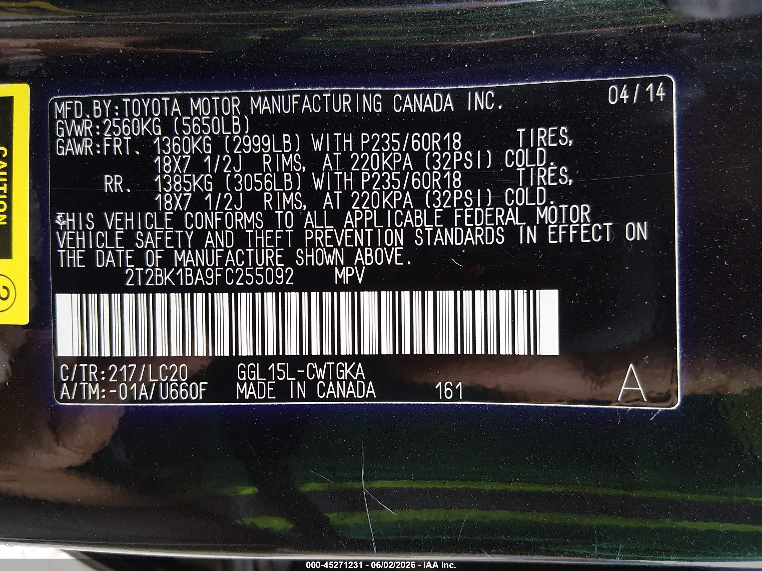 2015 Lexus Rx 350   Black vin: 2T2BK1BA9FC255092