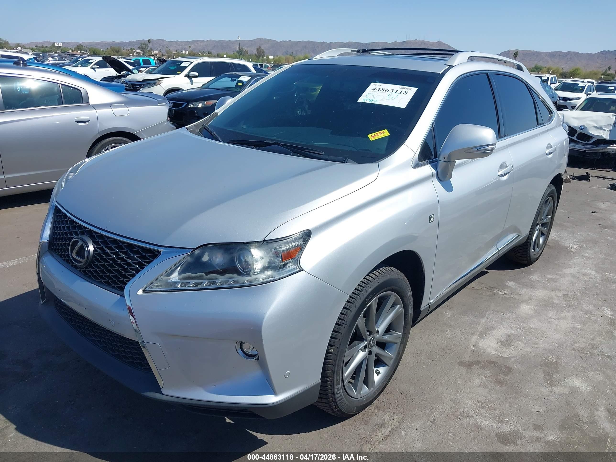 2015 Lexus Rx 350 F Sport Silver vin: 2T2BK1BA9FC272068