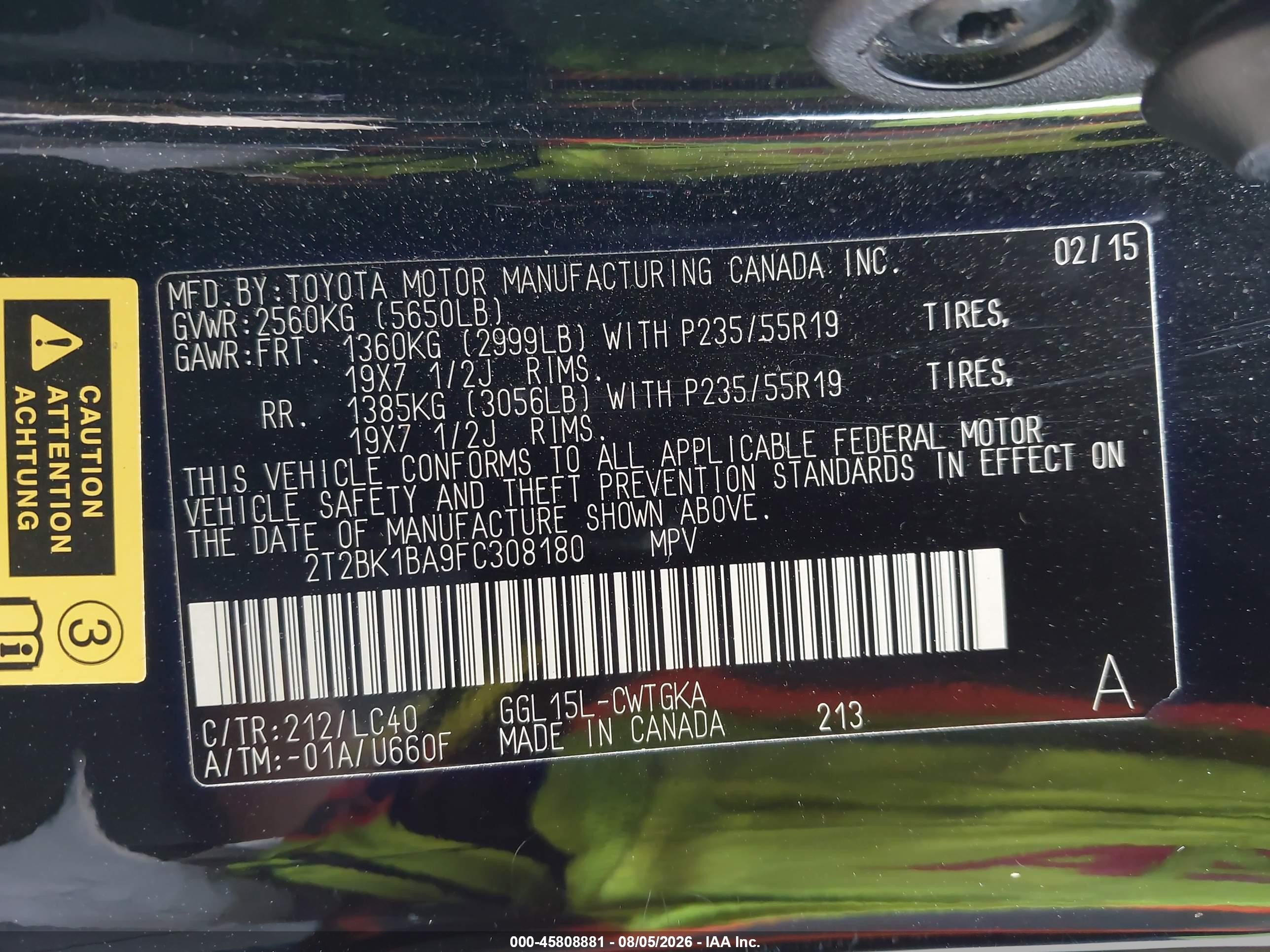 2015 Lexus Rx 350 Black vin: 2T2BK1BA9FC308180
