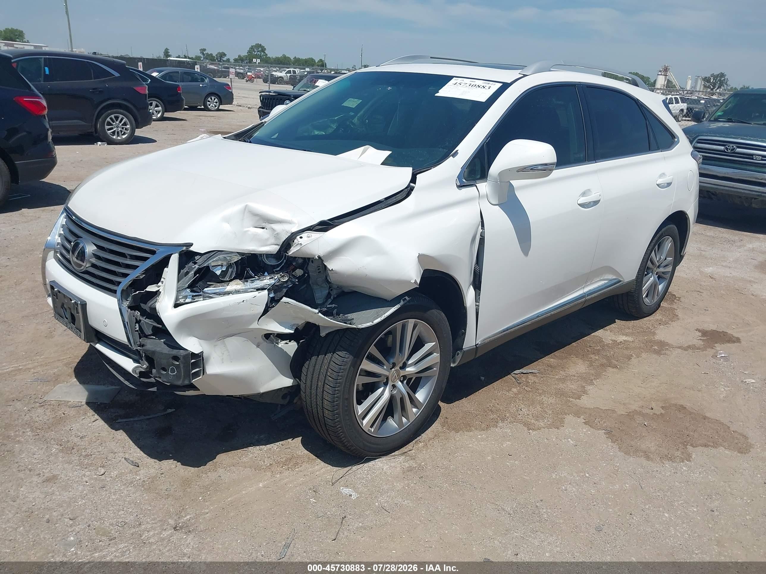 2015 Lexus Rx 350   White vin: 2T2BK1BA9FC325528