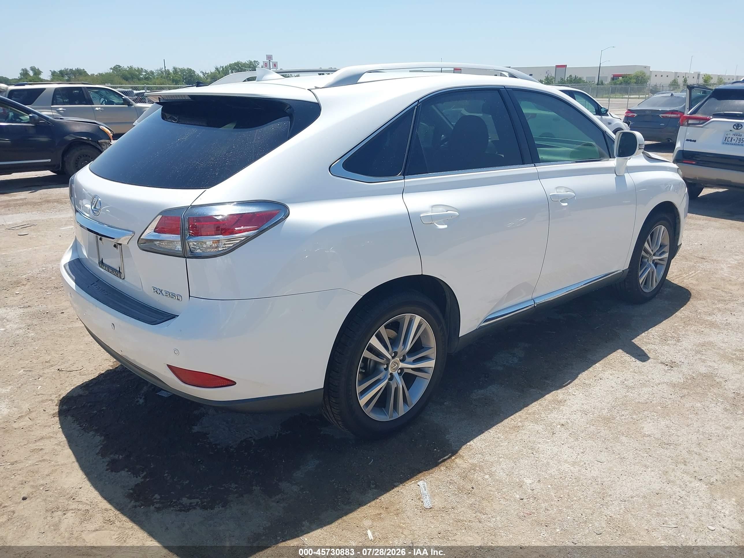2015 Lexus Rx 350   White vin: 2T2BK1BA9FC325528