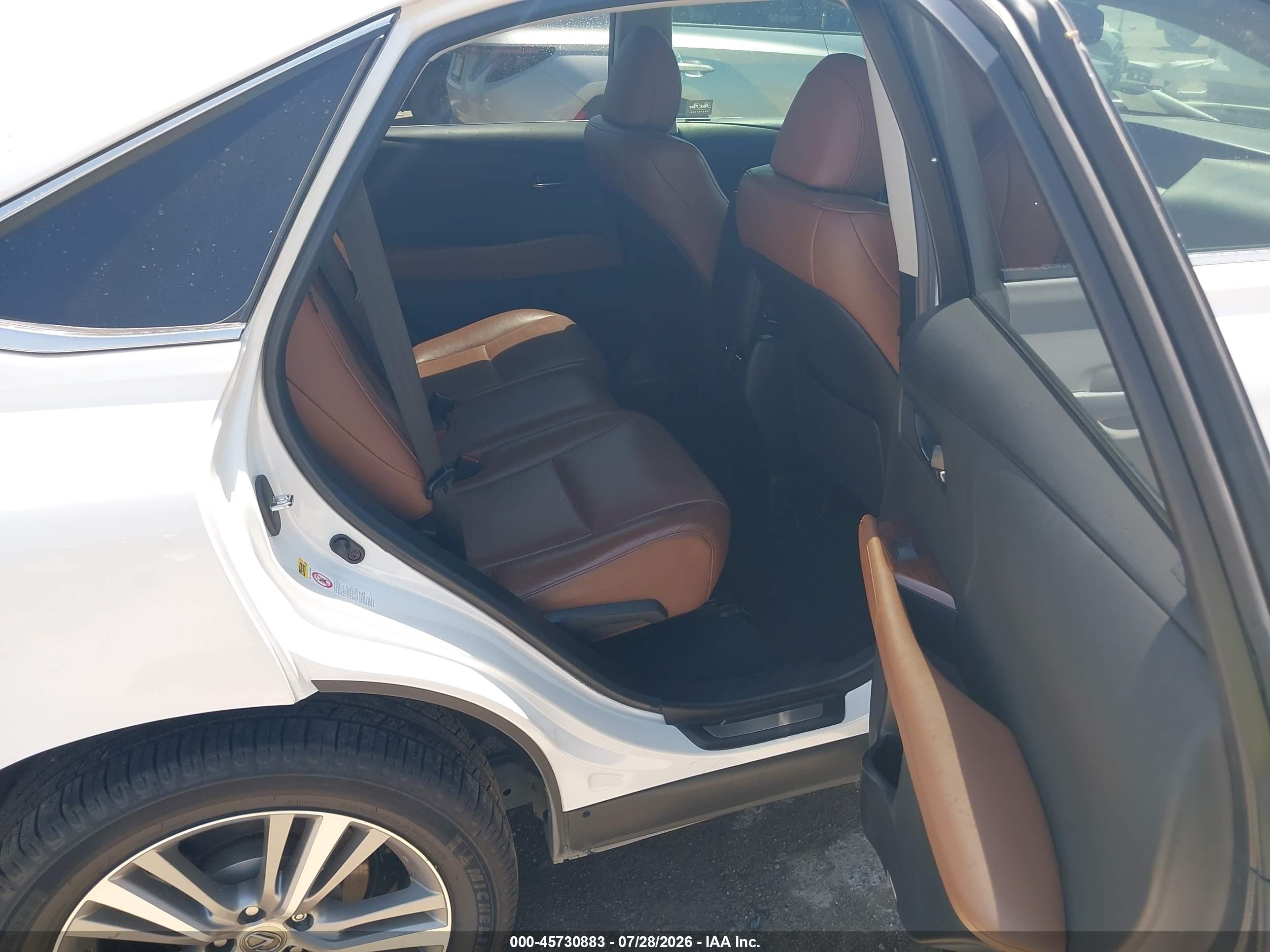 2015 Lexus Rx 350   White vin: 2T2BK1BA9FC325528