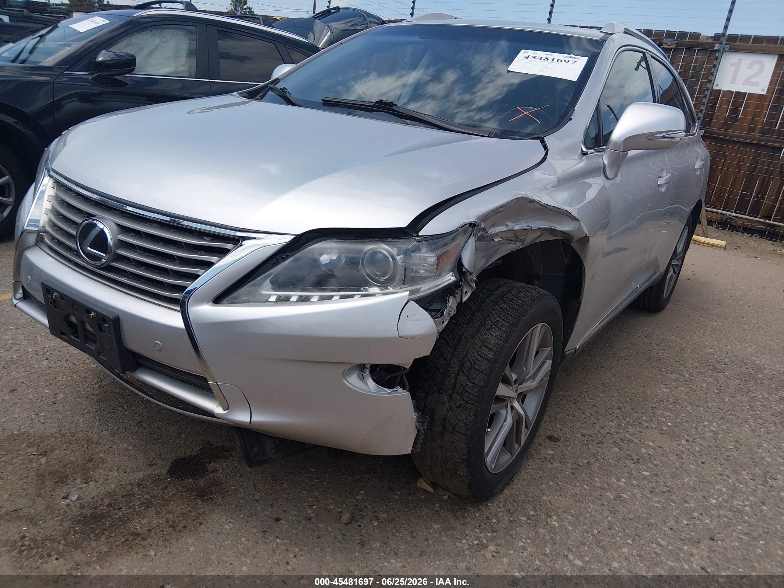2015 Lexus Rx 350   Silver vin: 2T2BK1BA9FC339669