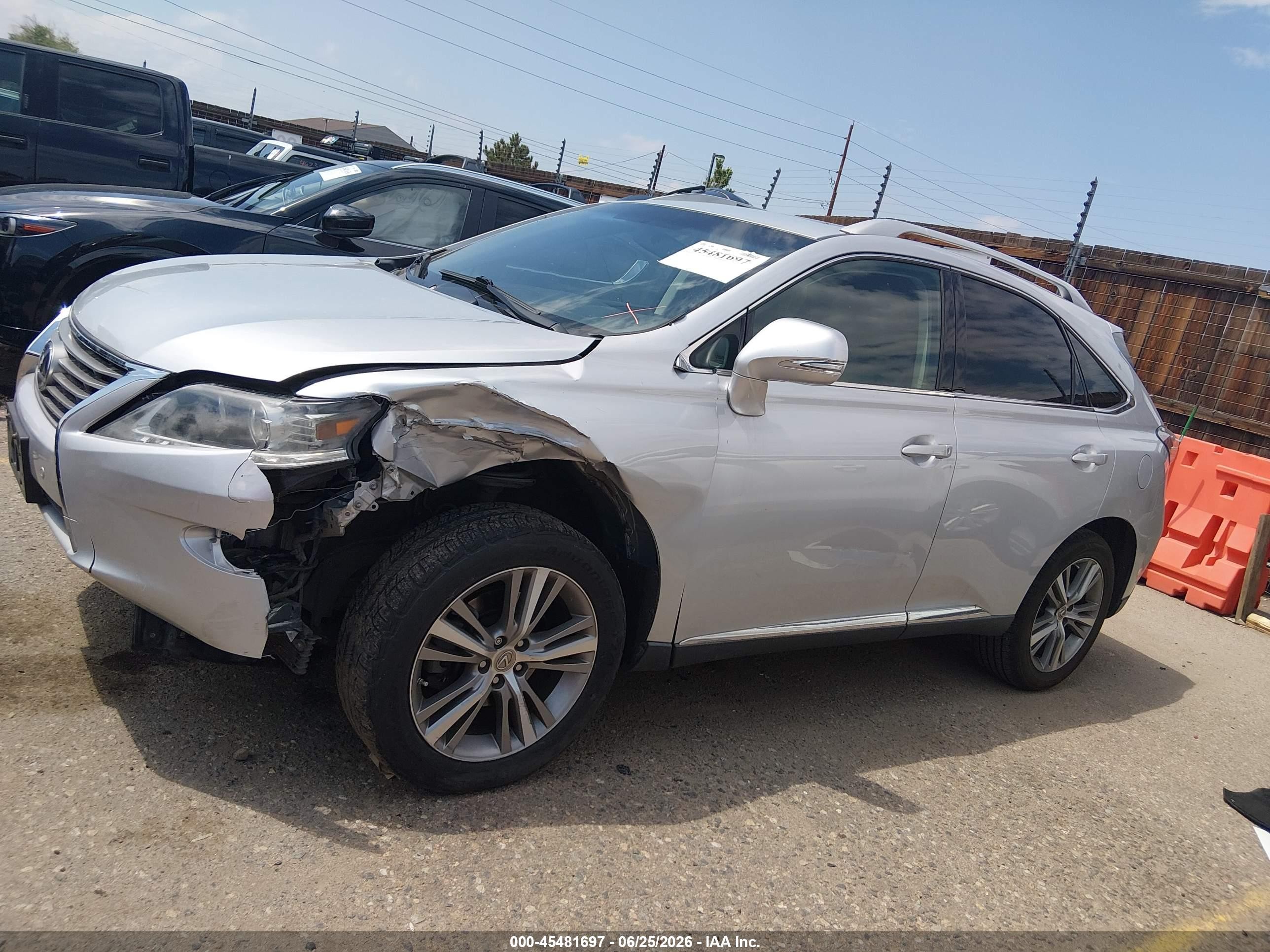 2015 Lexus Rx 350   Silver vin: 2T2BK1BA9FC339669