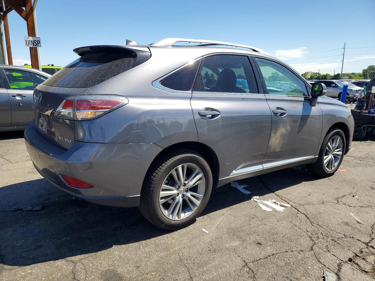 2015 Lexus Rx 350 Base Серый vin: 2T2BK1BA9FC343088