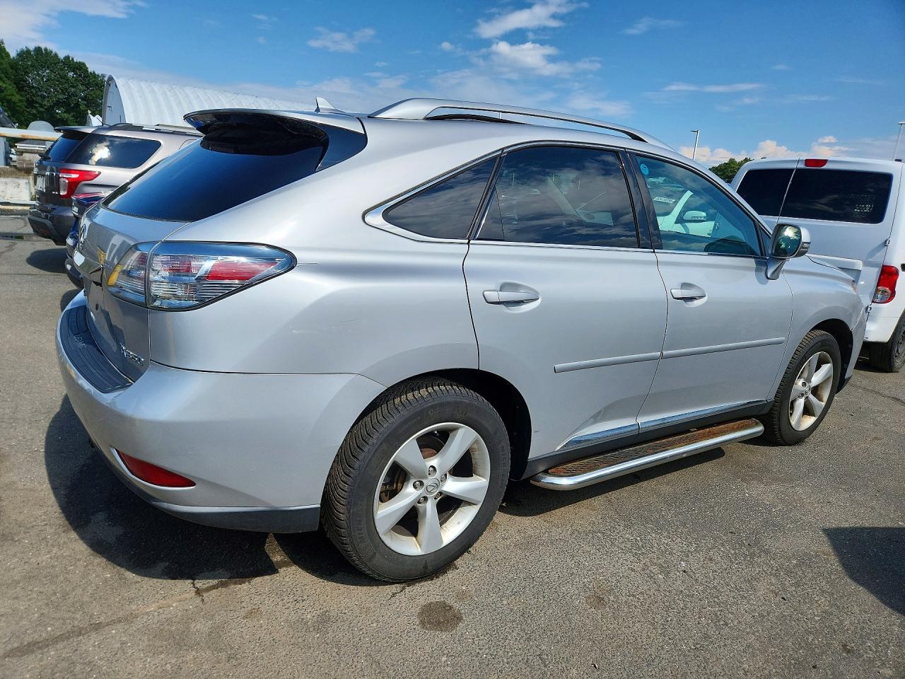 2010 Lexus Rx 350 Silver vin: 2T2BK1BAXAC002100