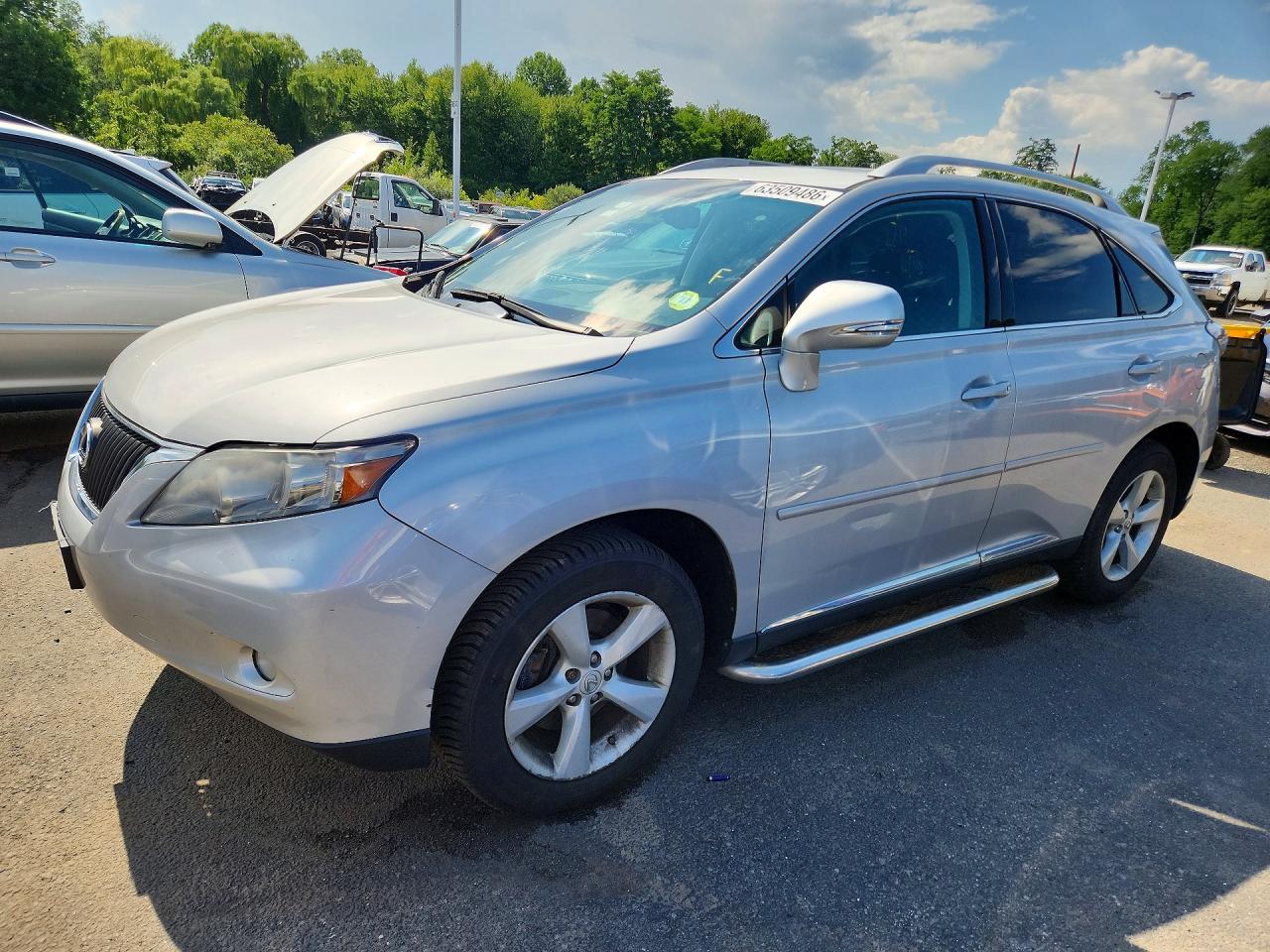 2010 Lexus Rx 350 Серебряный vin: 2T2BK1BAXAC002100