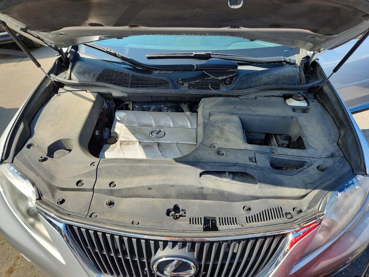 2010 Lexus Rx 350 Silver vin: 2T2BK1BAXAC002100