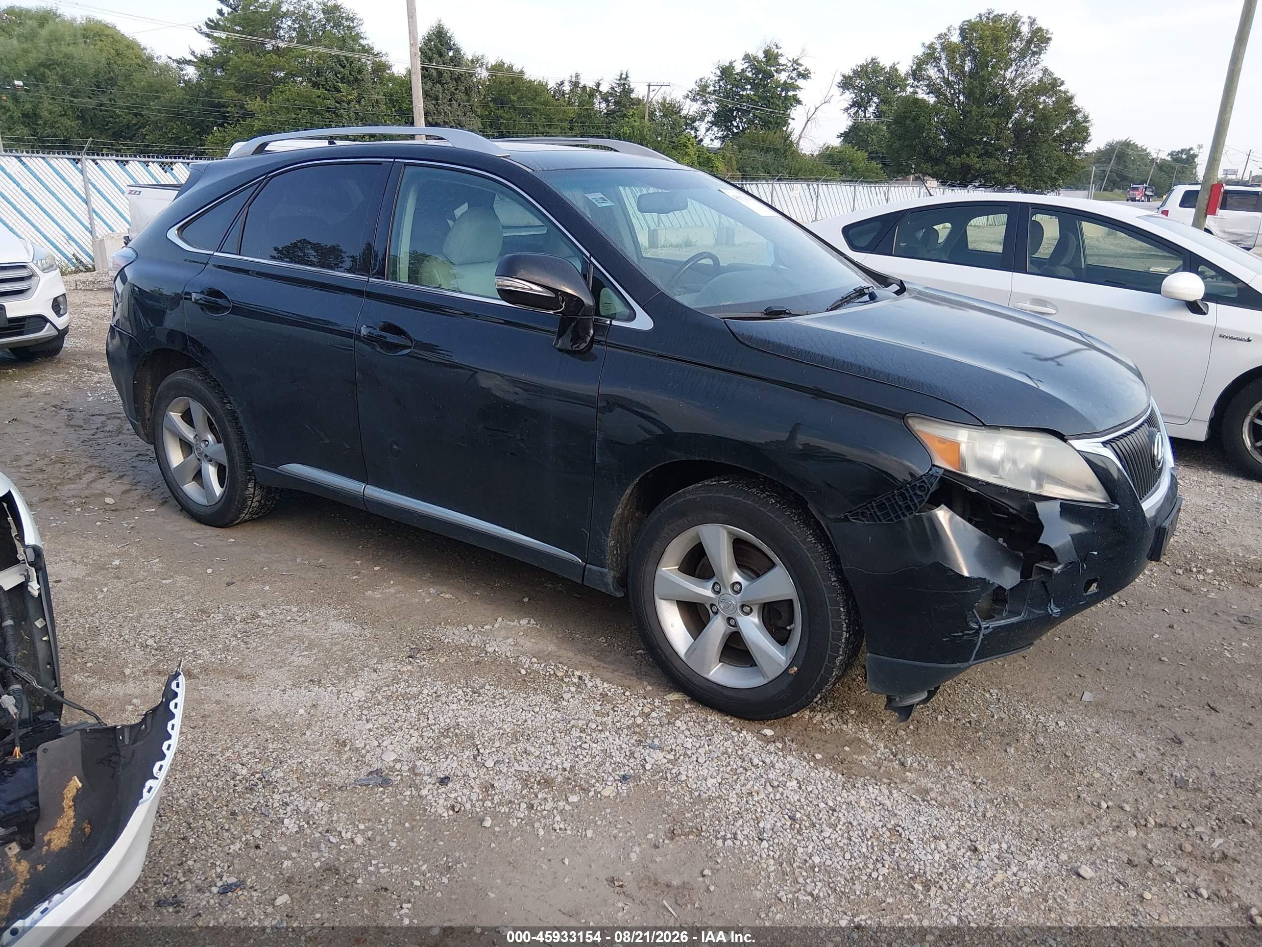 2010 Lexus Rx 350   Black vin: 2T2BK1BAXAC004381